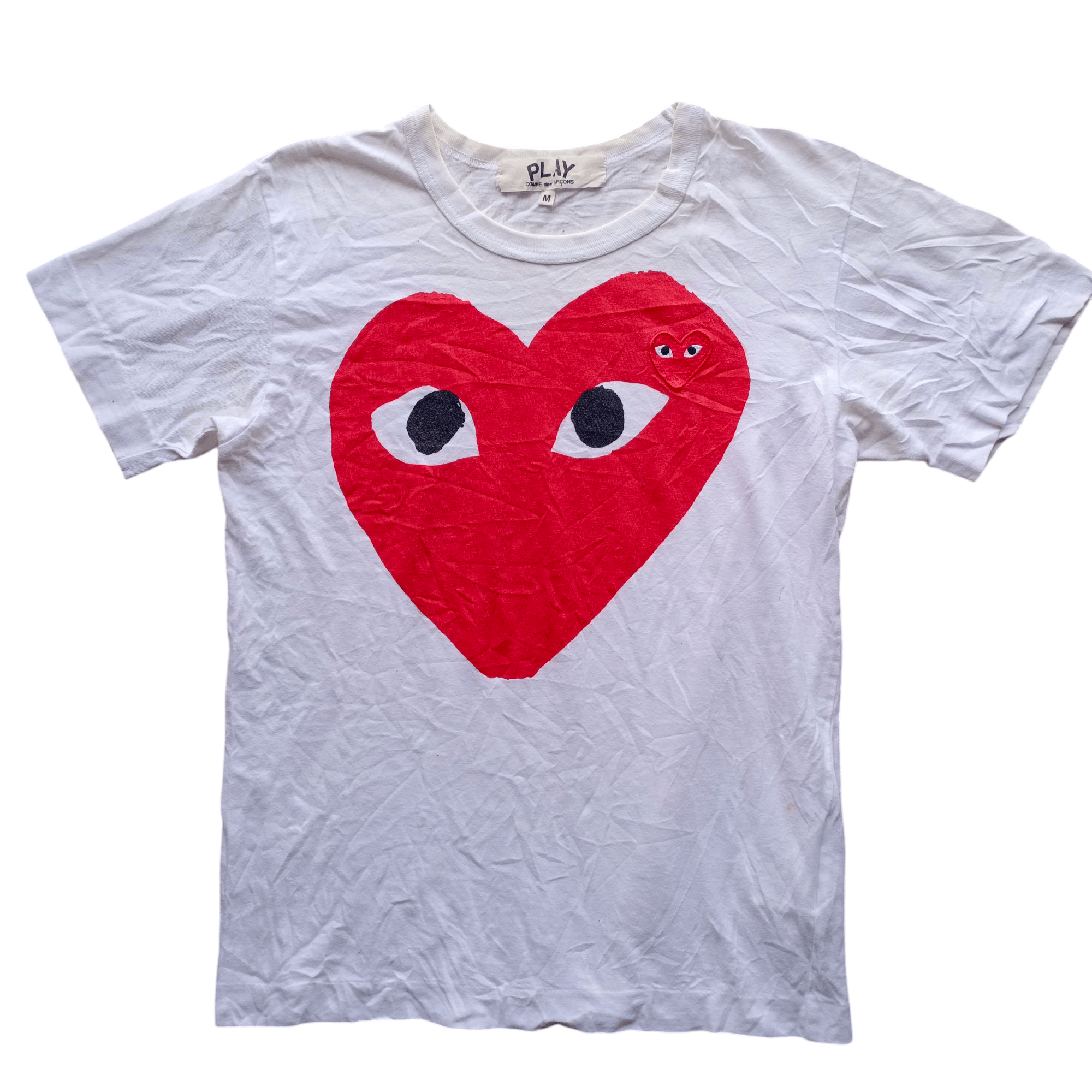 CDG by Comme des Garcons Comme Des Garcons PLAY CDG Love Eye T Shirt Japan M Size M / US 6-8 / IT 42-44 - 1 Thumbnail