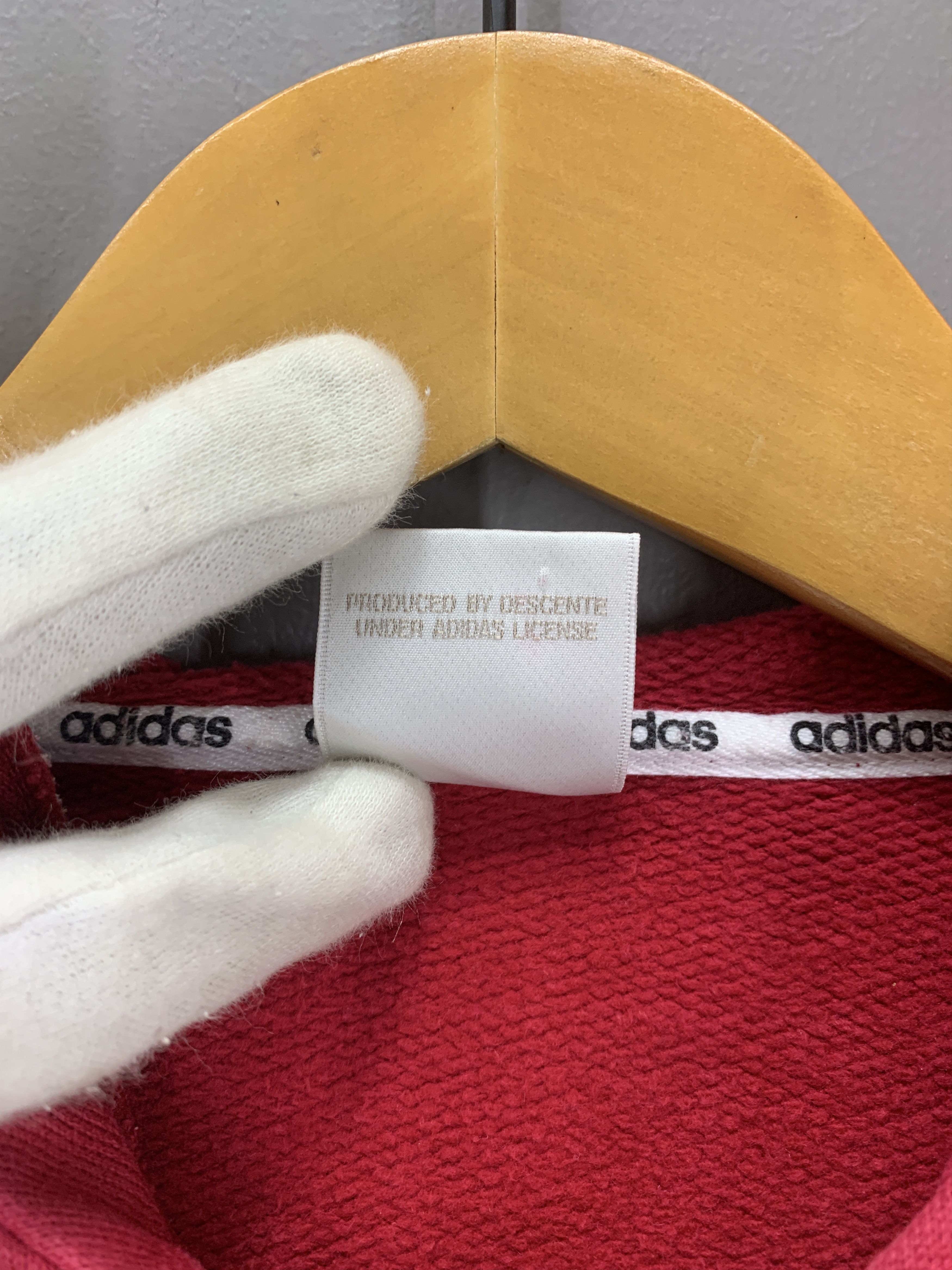 Adidas 90s Vintage ADIDAS TRIFOIL Made In Japan Hoodie #2064/15 Size US M / EU 48-50 / 2 - 9 Thumbnail