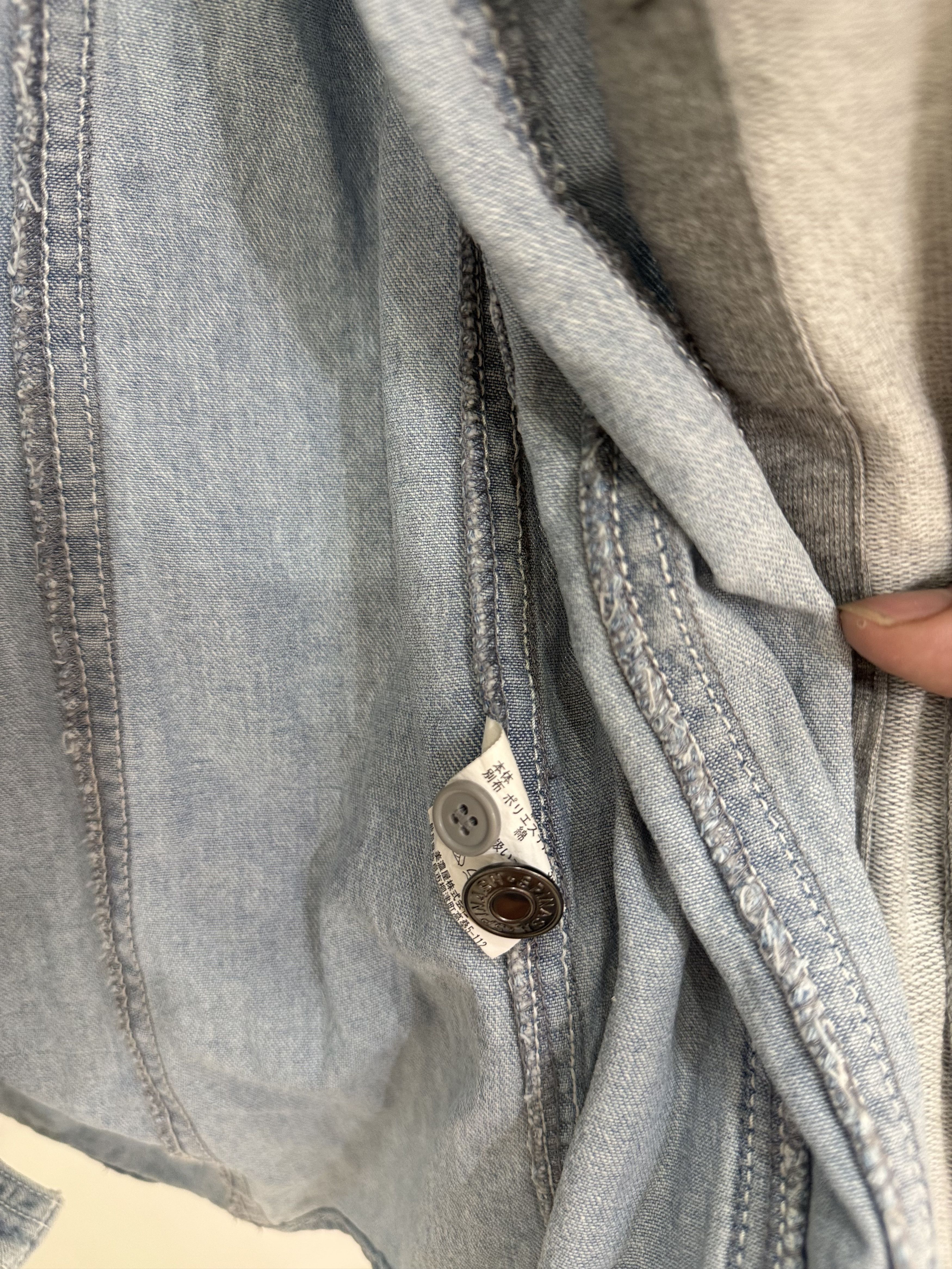 Japanese Brand Spinash Grunge Ifsixwasnine Japanese Brand Hooded Shirt Size US M / EU 48-50 / 2 - 9 Thumbnail