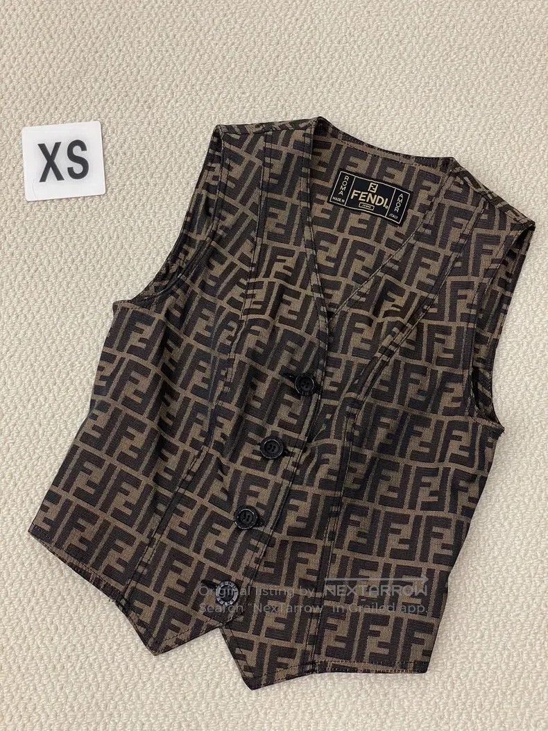 Fendi Fendi Monogram Vest Jacket Size XS / US 0-2 / IT 36-38 - 1 Thumbnail