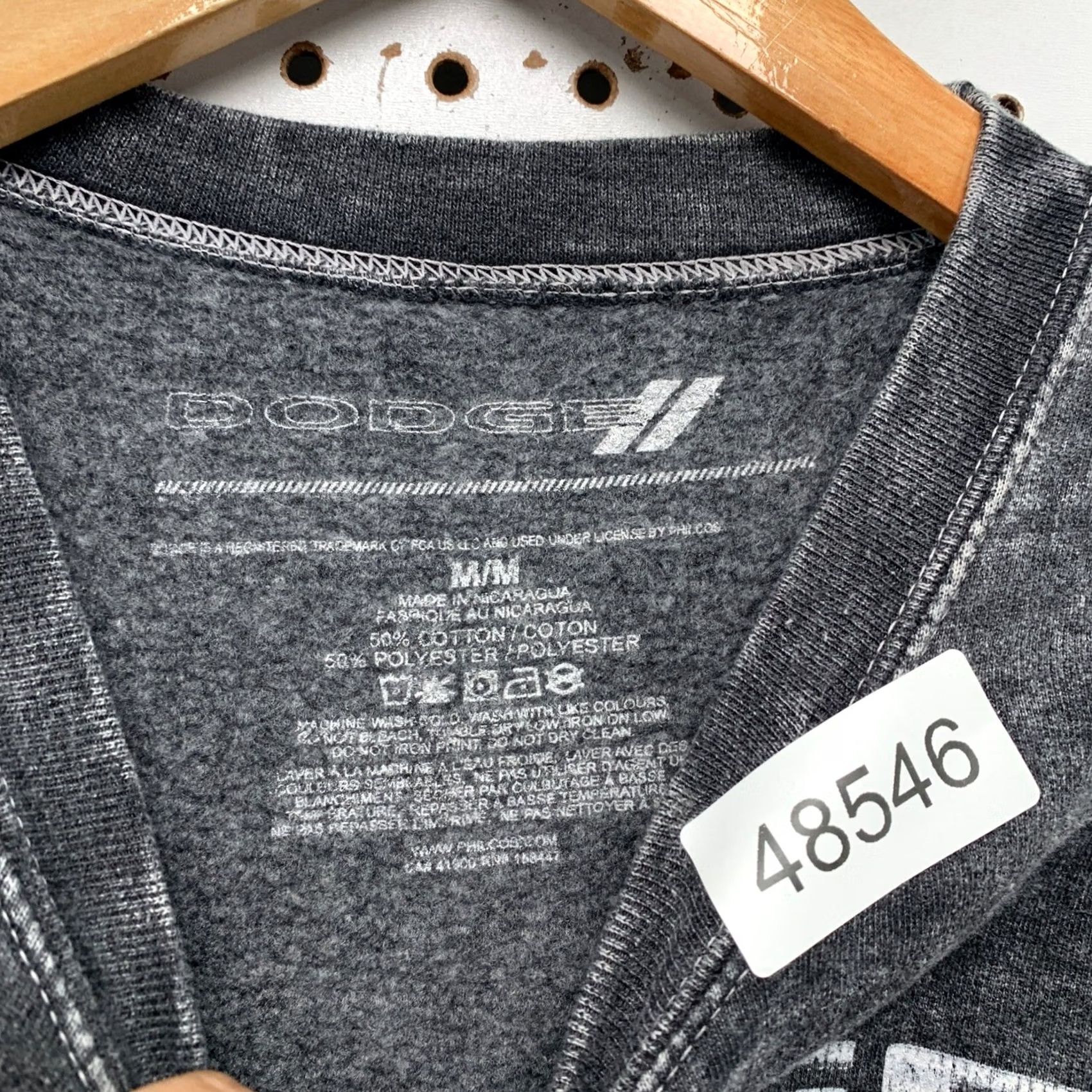 Vintage Dodge Hellcat Sweatshirt Mens Medium Grey Rule The Road Crewneck Size US M / EU 48-50 / 2 - 2 Thumbnail