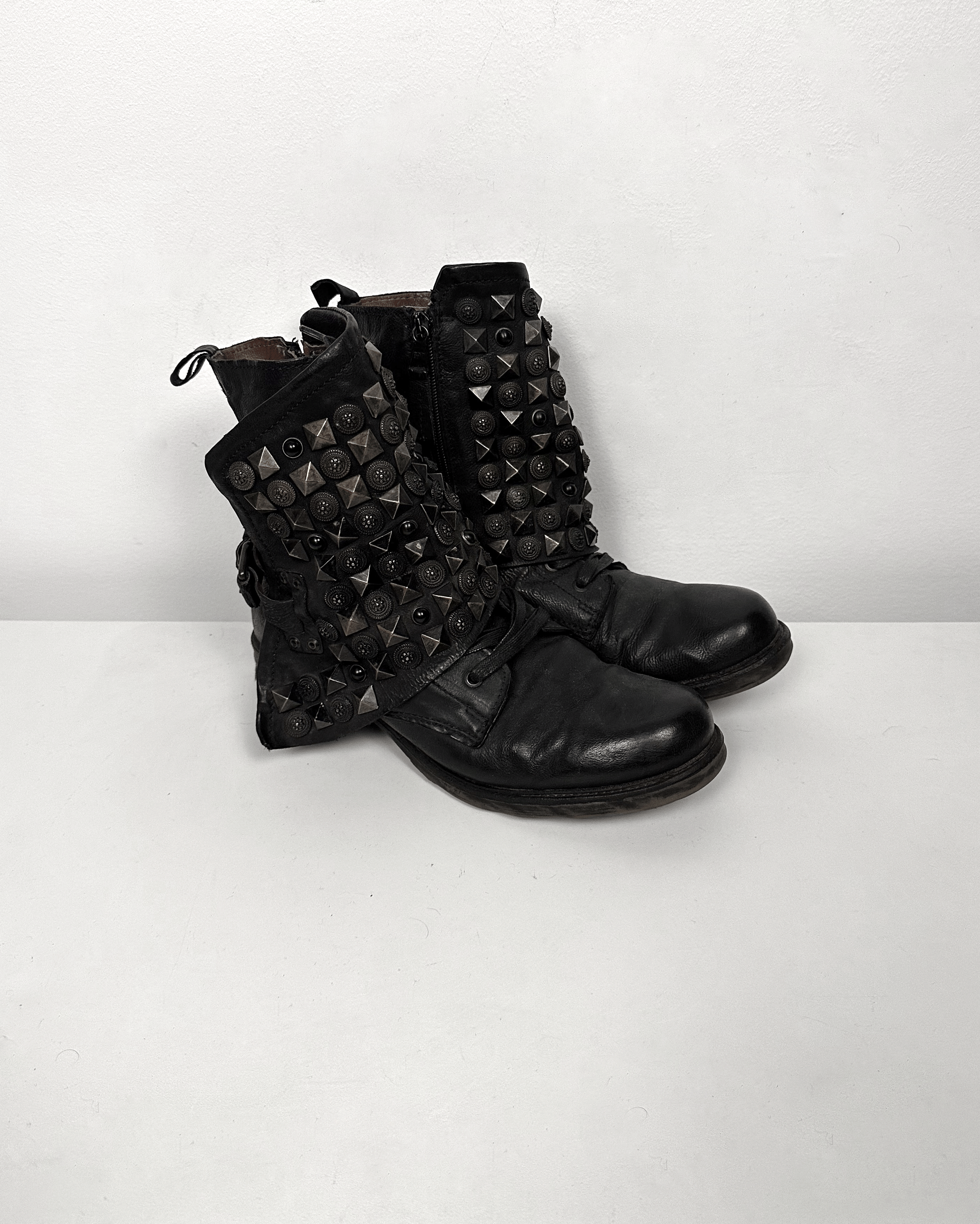 Airstep AS98 Studded Fold Over Flap Belt Boots