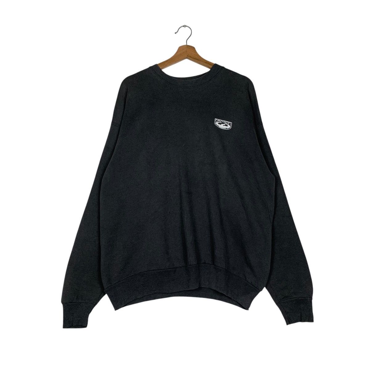 Hanes DRAGON OPTICAL Big Logo Skateboards Sweatshirt #1492-C67 Size US L / EU 52-54 / 3 - 3 Thumbnail