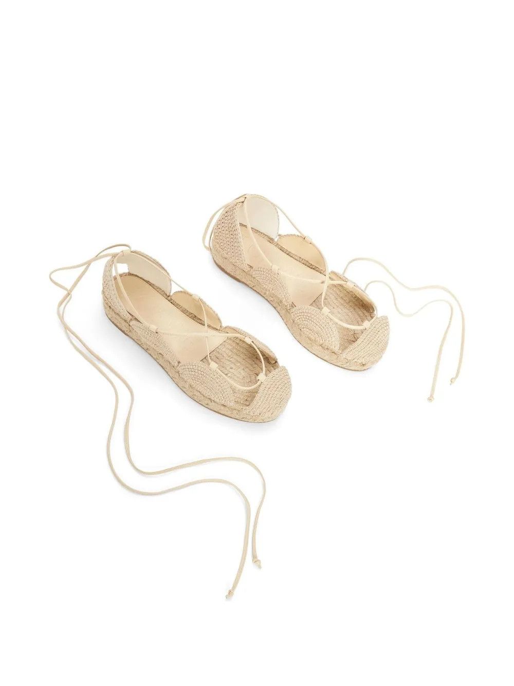 Loewe o1y1025 Espadrilles in Beige Size US 7 / IT 37 - 3 Thumbnail