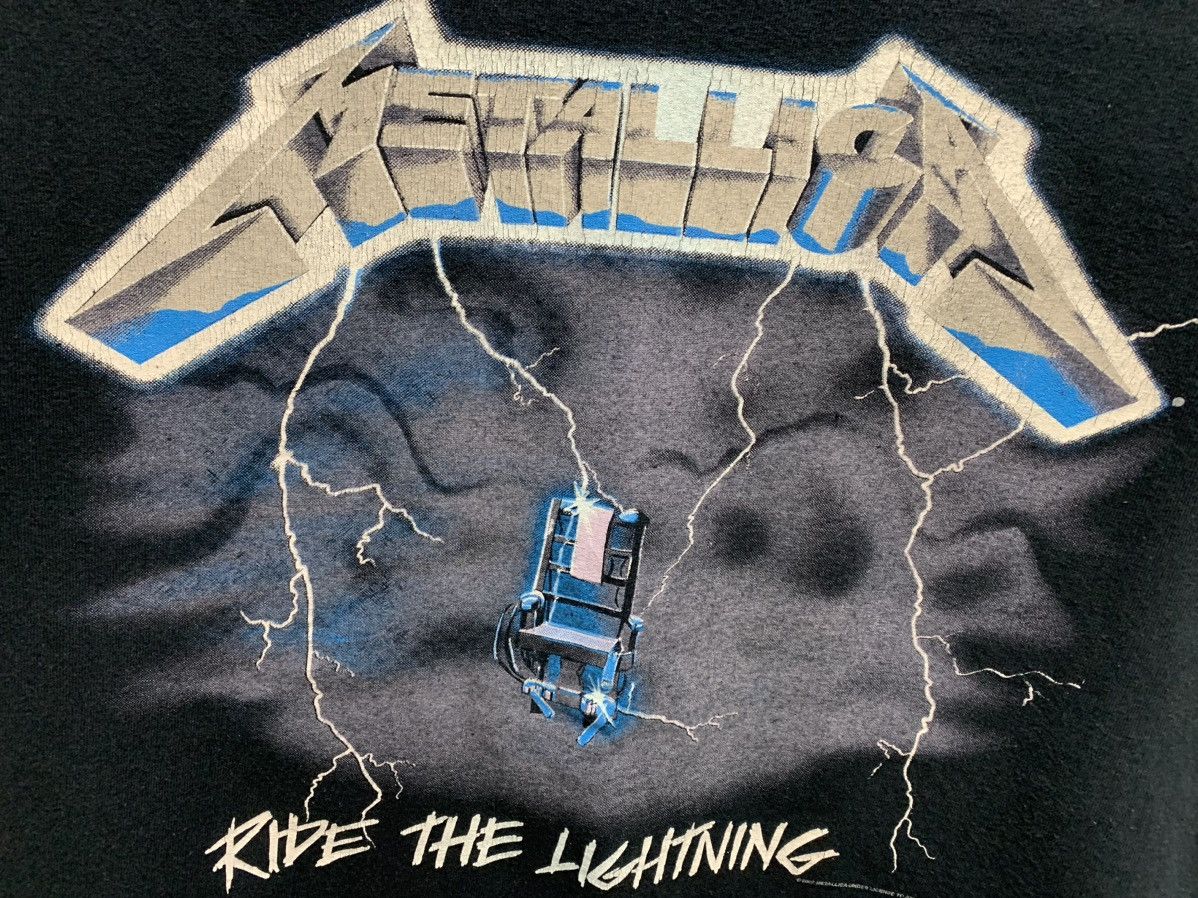 Metallica Metallica Ride the lighting vintage rock band t-shirt M 2007 Size US M / EU 48-50 / 2 - 4 Thumbnail