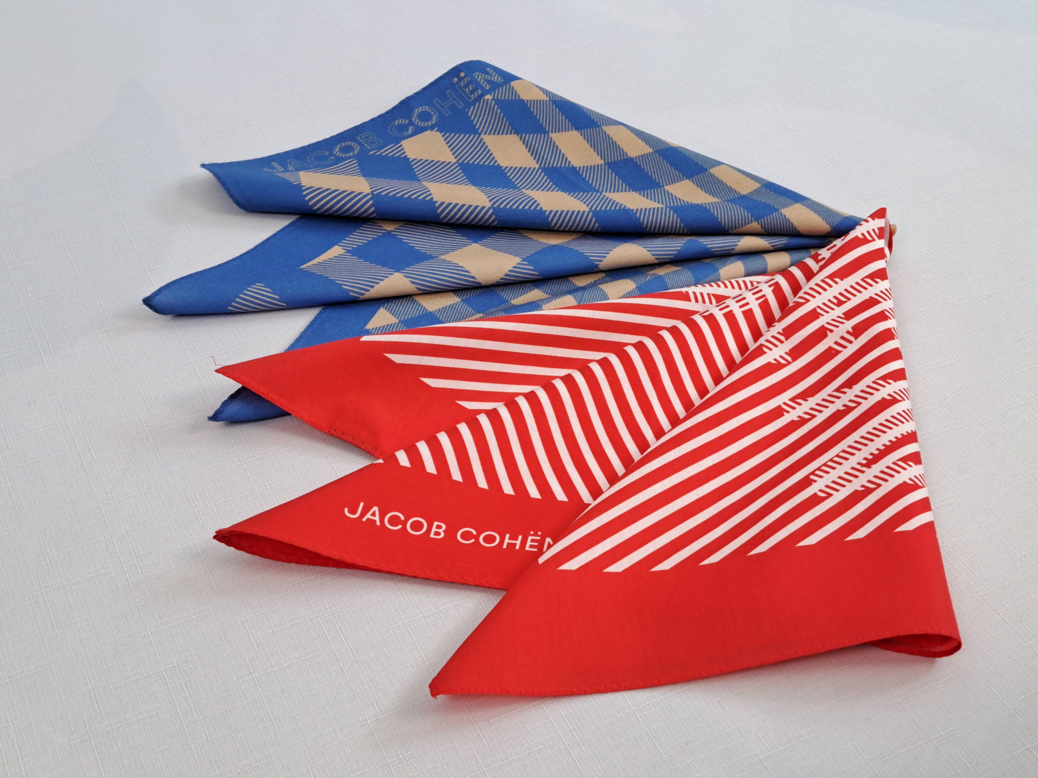 Jacob Cohen JACOB COHEN Bandana Handkerchief Headband Pocket Square. Size ONE SIZE - 5 Thumbnail