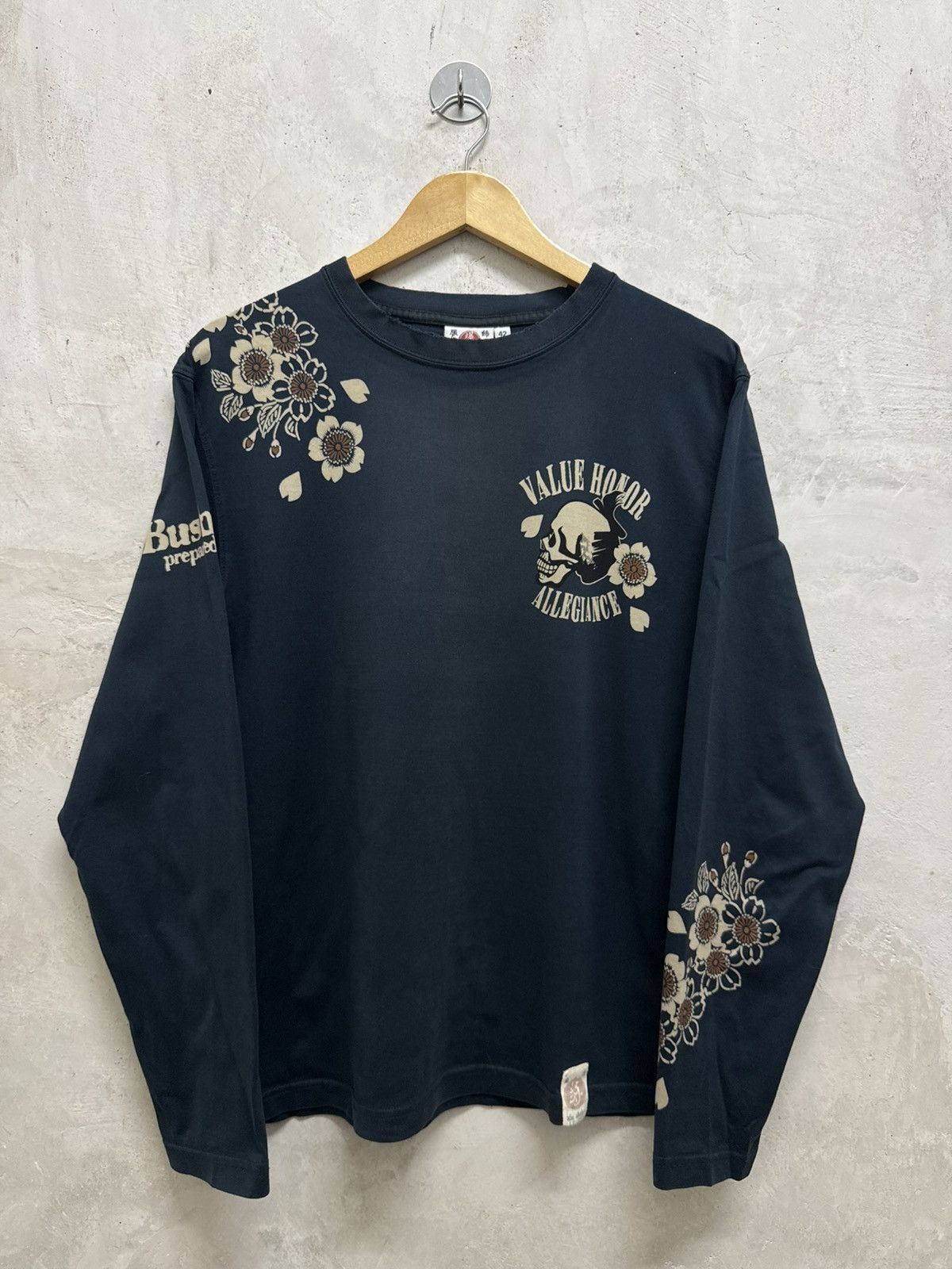 Japanese Brand 2000s Sukajan Skull Japanese Cultural Tee Size US XS / EU 42 / 0 - 3 Thumbnail