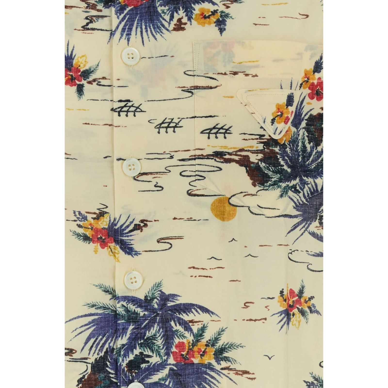 Prada PRADA Printed Cotton Shirt New & Authentic (Men's size:L;) Size US L / EU 52-54 / 3 - 3 Thumbnail