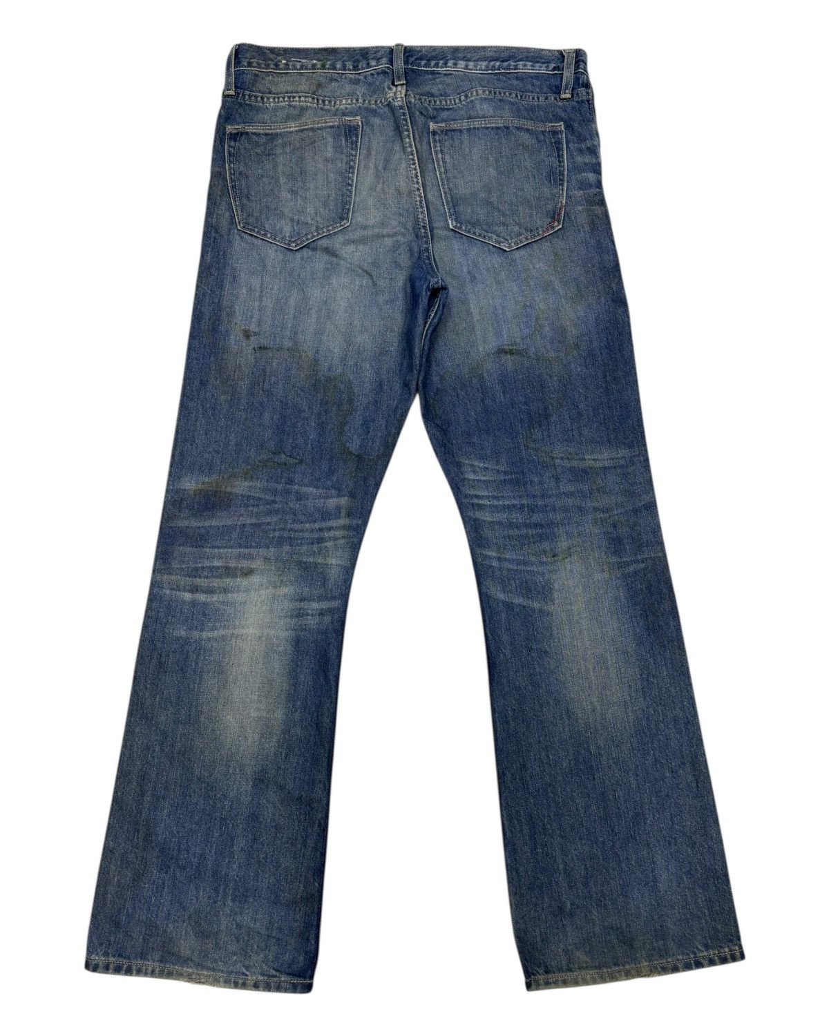 Kapital 🔥BANANA REPUBLIC BOOTCUT FLARED DENIM JEANS MUD WASH Size US 35 - 8 Thumbnail