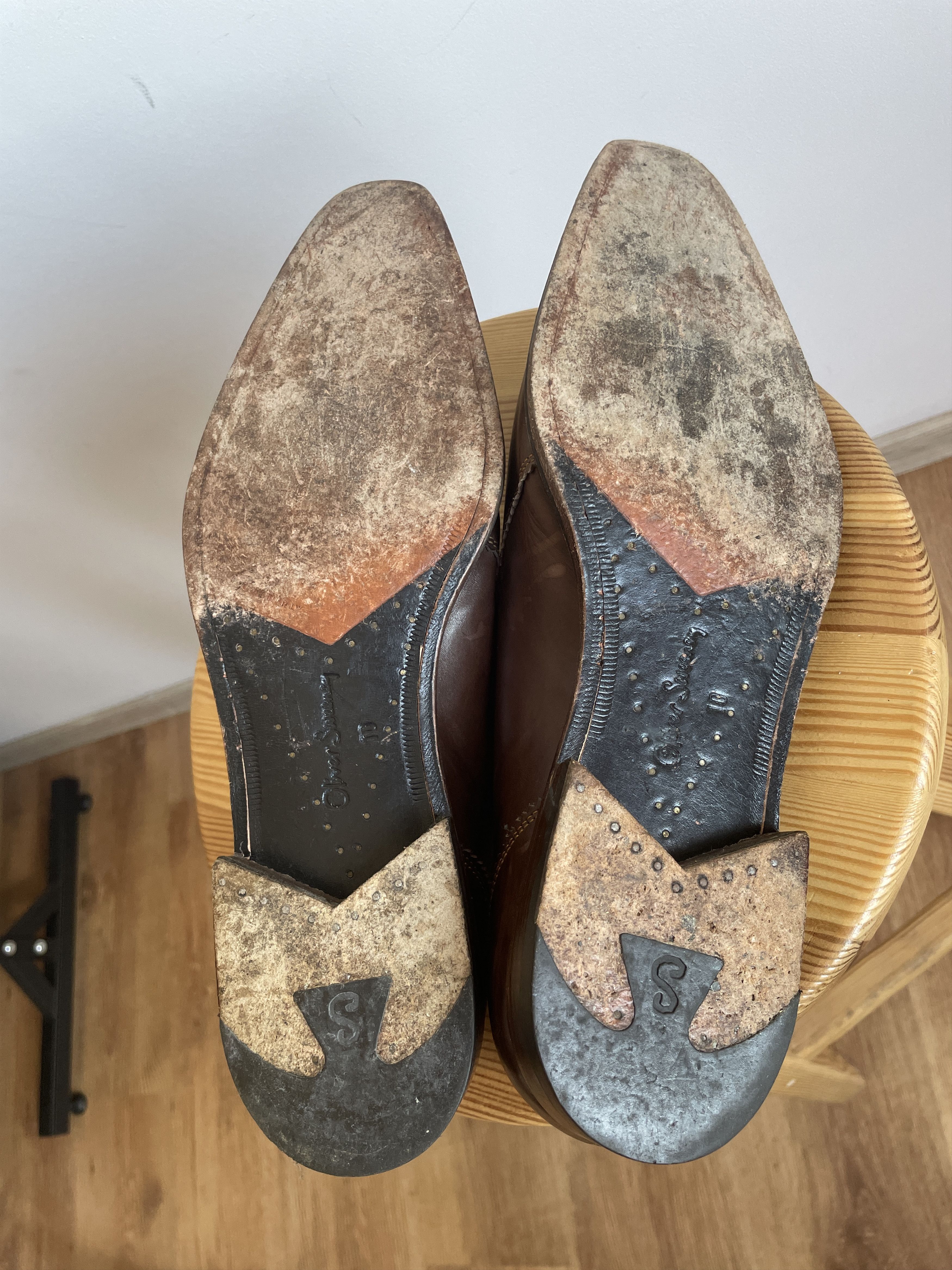 Oliver Sweeney Oliver Sweeney Slip On Leather Shoes Size UK 10 Size US 11 / EU 44 - 13 Thumbnail