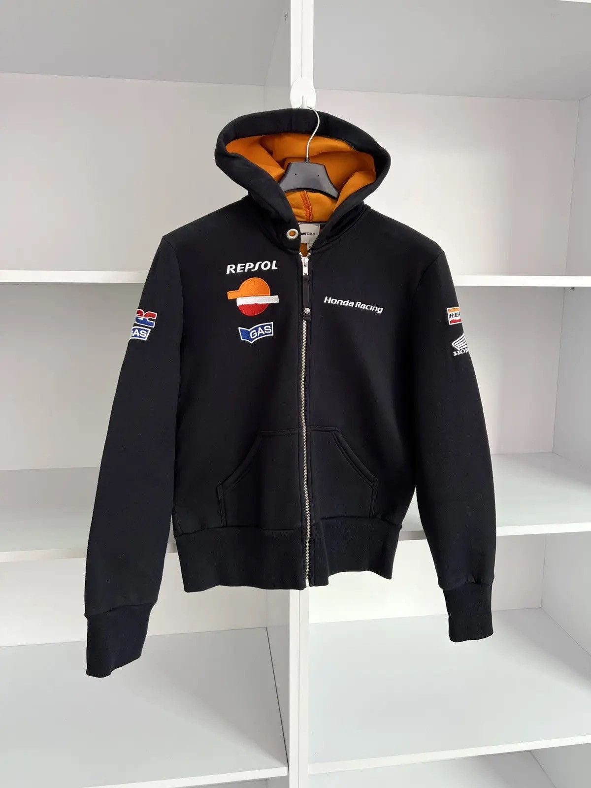 Honda × Vintage Vintage Vintage Racing Honda Repsol Big Logo Zip Hoodie Size US S / EU 44-46 / 1 - 3 Thumbnail