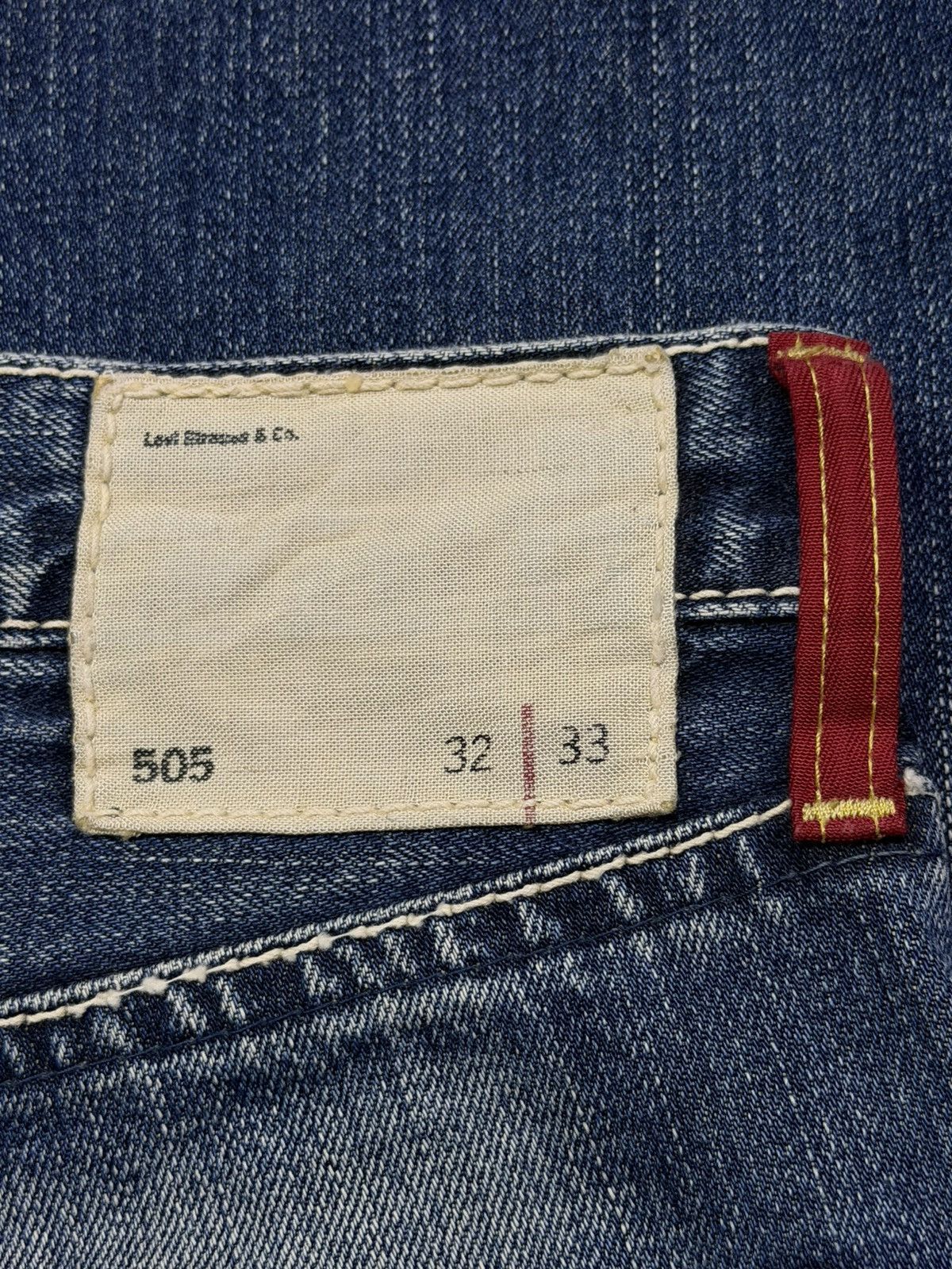 Levi's Vintage 00s Levi’s 505 Denim Jeans | Vintage Faded Y2K Japan Size US 31 - 14 Thumbnail