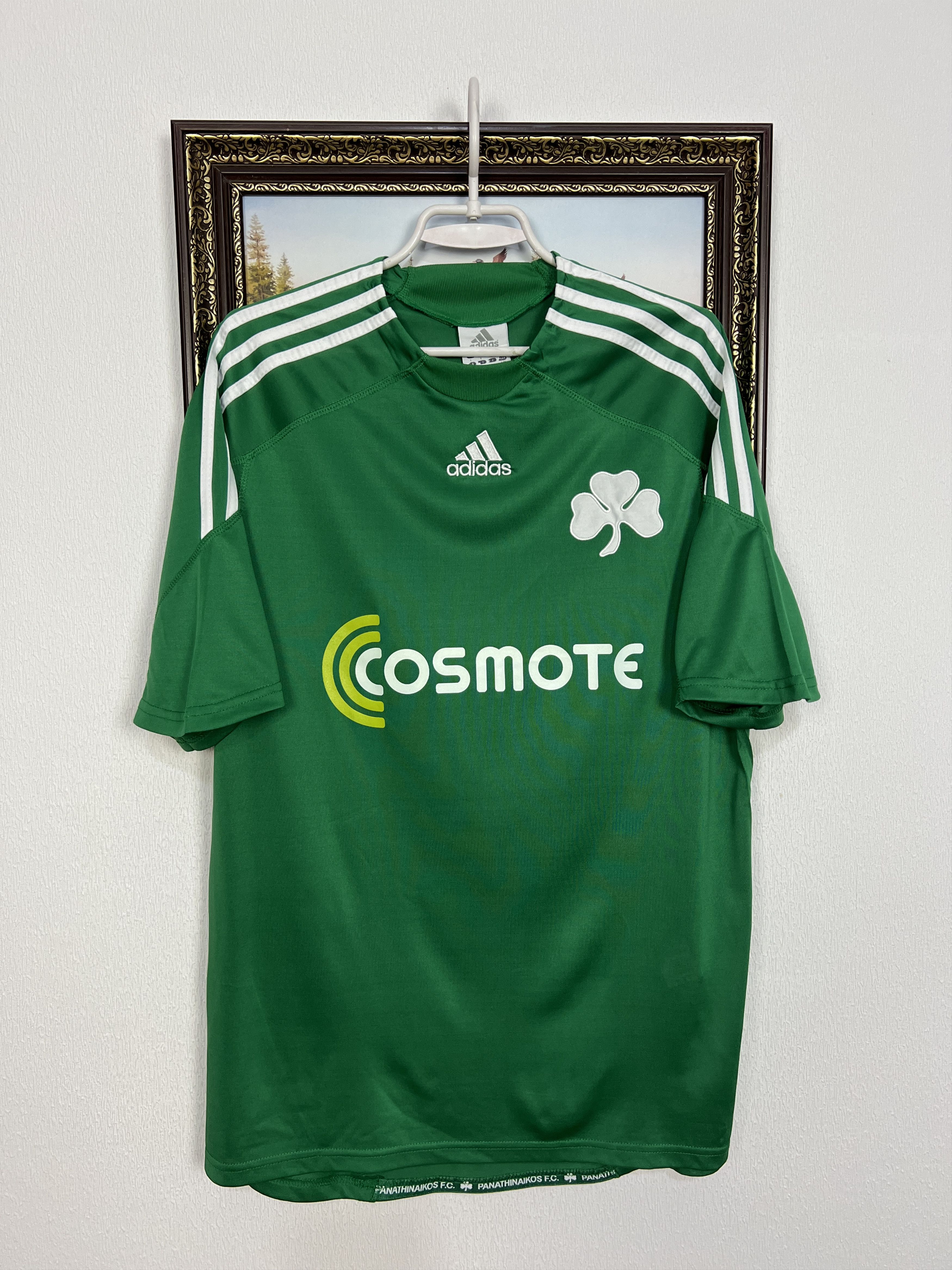 Adidas Panathinaikos Home football shirt 2007 Soccer Jersey Trikot Size US L / EU 52-54 / 3 - 1 Thumbnail