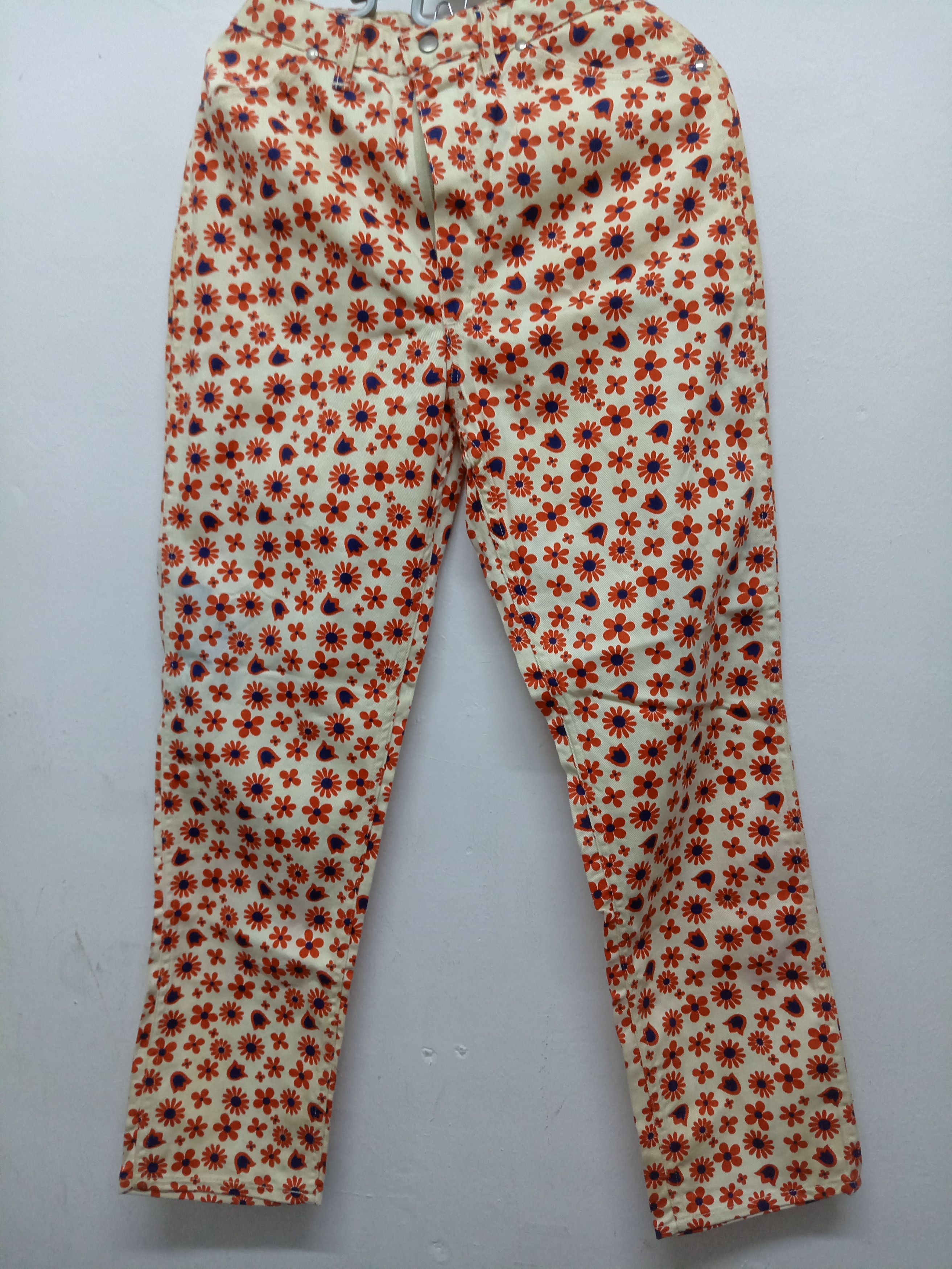 Wrangler Vintage 70's wrangler floral hippies jeans size 26 Size 26" / US 2 / IT 38 - 2 Thumbnail