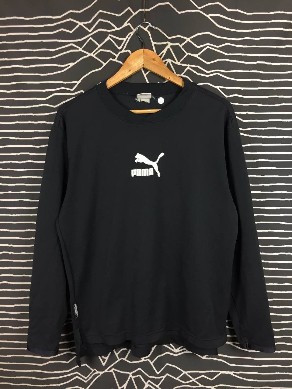 Puma Vtg 90s Puma Classic Logo Performance Long Sleeve Tee Size US M / EU 48-50 / 2 - 1 Thumbnail