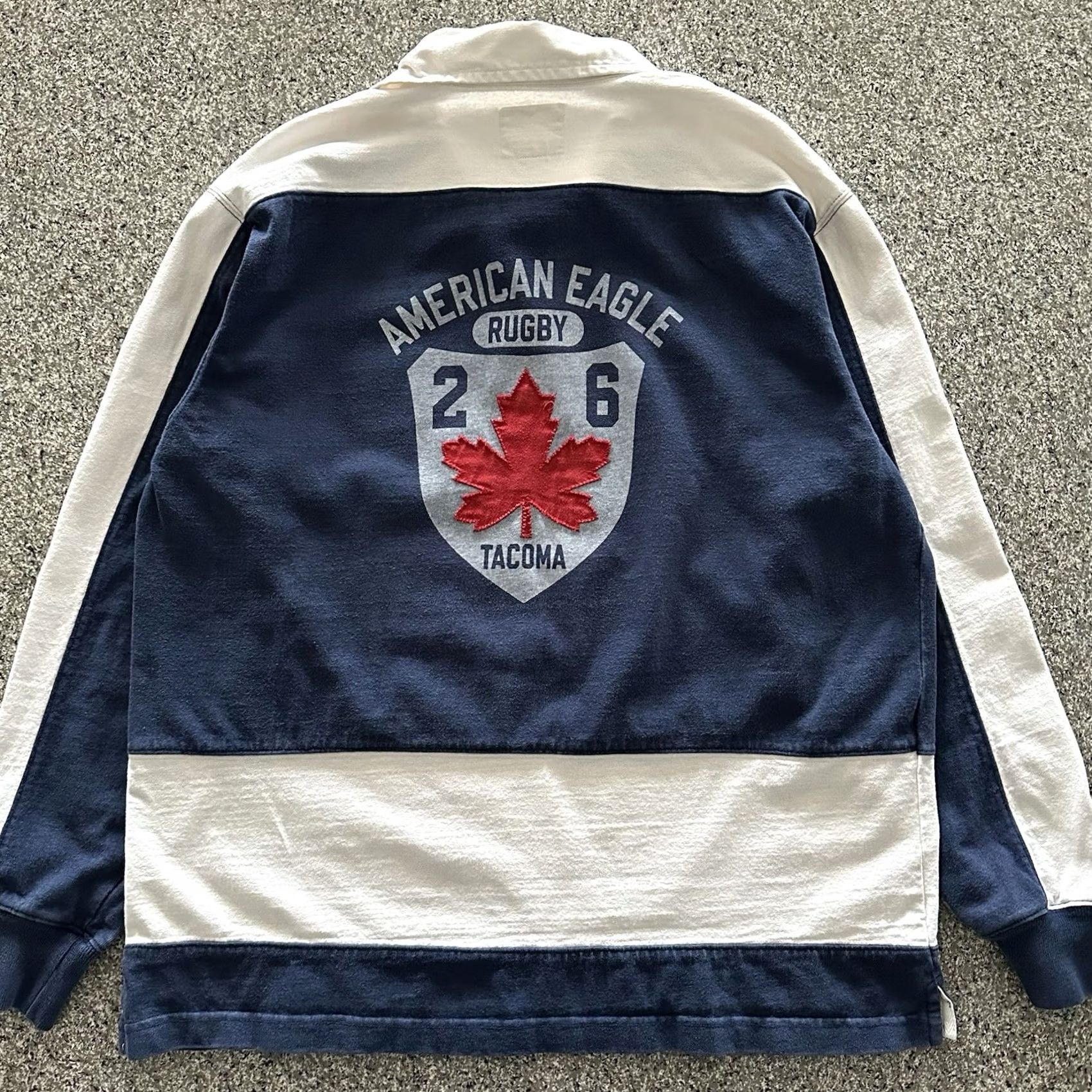 American Eagle Outfitters VINTAGE American Eagle Outfitters Rugby Polo Mens L Blue White Cotton Shirt Mens L Blue White Rugby Decade/Theme: None Size US L / EU 52-54 / 3 - 4 Thumbnail