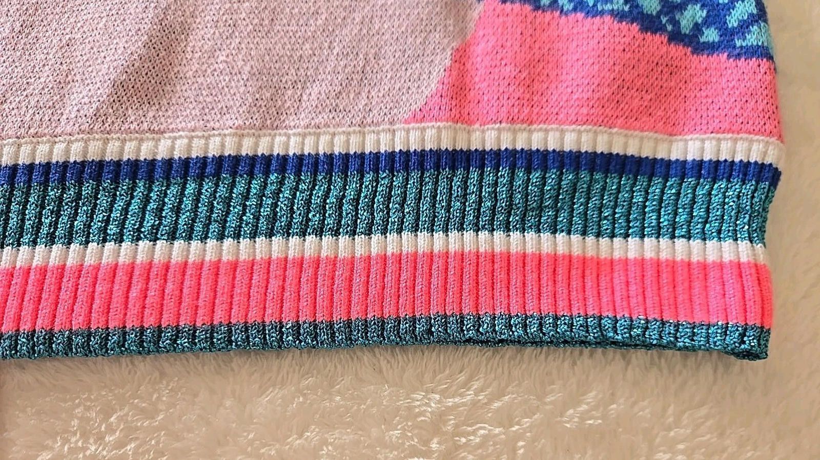 Lilly Pulitzer LILLY PULITZER Sweater Womens M Short Sleeve Tennis Top $148 Size M / US 6-8 / IT 42-44 - 9 Thumbnail
