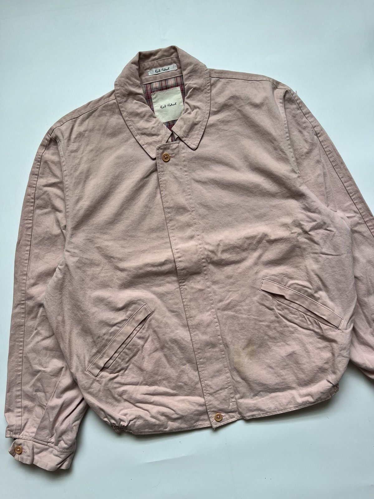 Karl Helmut Vintage 90's Karl Helmut Patch Bomber Jacket Size US L / EU 52-54 / 3 - 6 Thumbnail