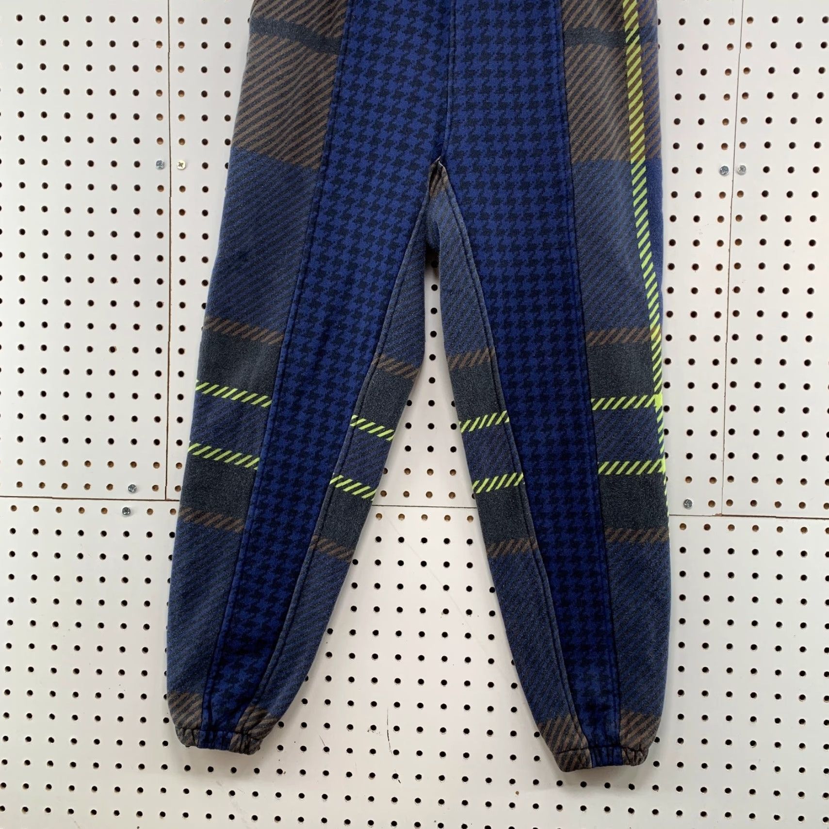 Adidas Adidas Ivy Park Sweatpants Men Small Blue Halls of Ivy Allover Print Houndstooth Size US 29 - 5 Thumbnail
