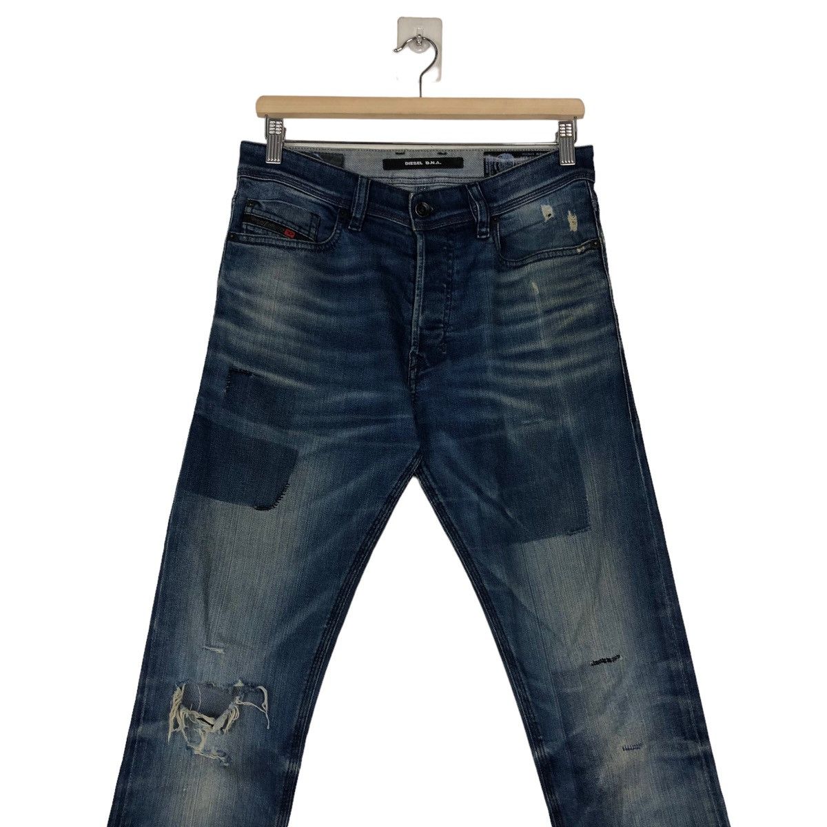 Diesel 🔥Vintage Slim Cut Denim Biker Wear Diesel Distressed Design Size US 30 / EU 46 - 4 Thumbnail