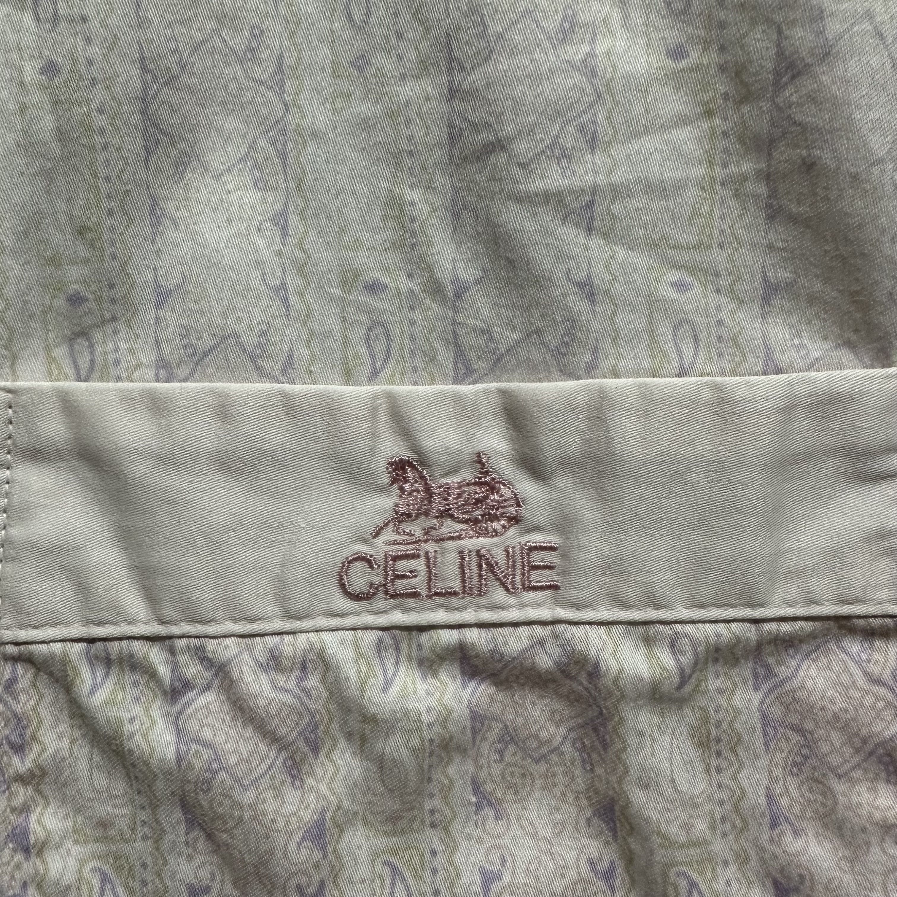 Celine Vintage Celine Button Ups Shirts Size US M / EU 48-50 / 2 - 6 Thumbnail