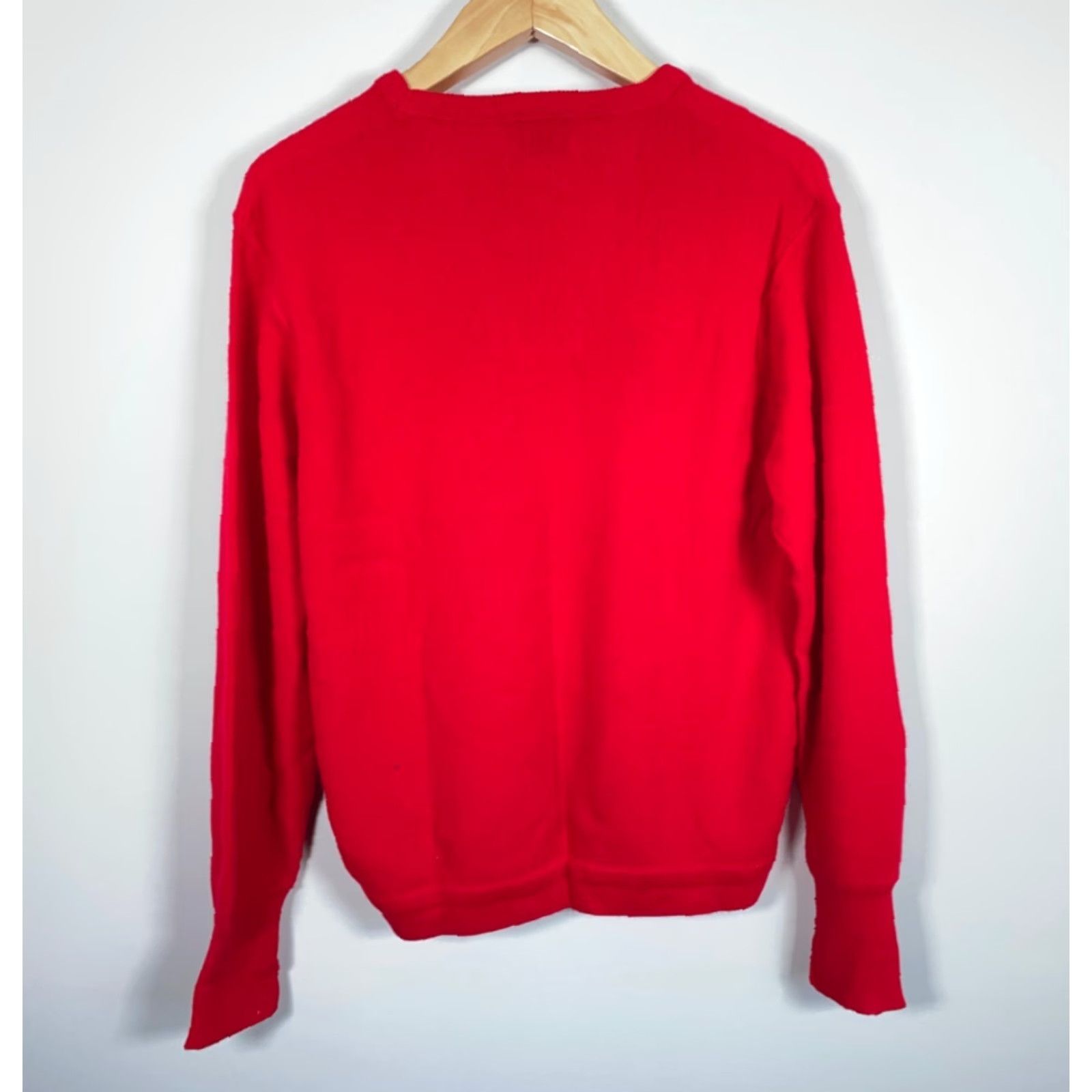 Vintage VINTAGE 70s Fox Collection Sweater Mens L Red V-Neck J. C. Penney Size US L / EU 52-54 / 3 - 2 Thumbnail