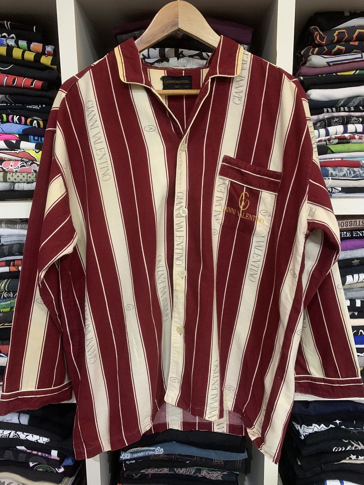 Japanese Brand × Vintage Vintage Gianni Valentino Button Shirt Size US M / EU 48-50 / 2 - 2 Thumbnail