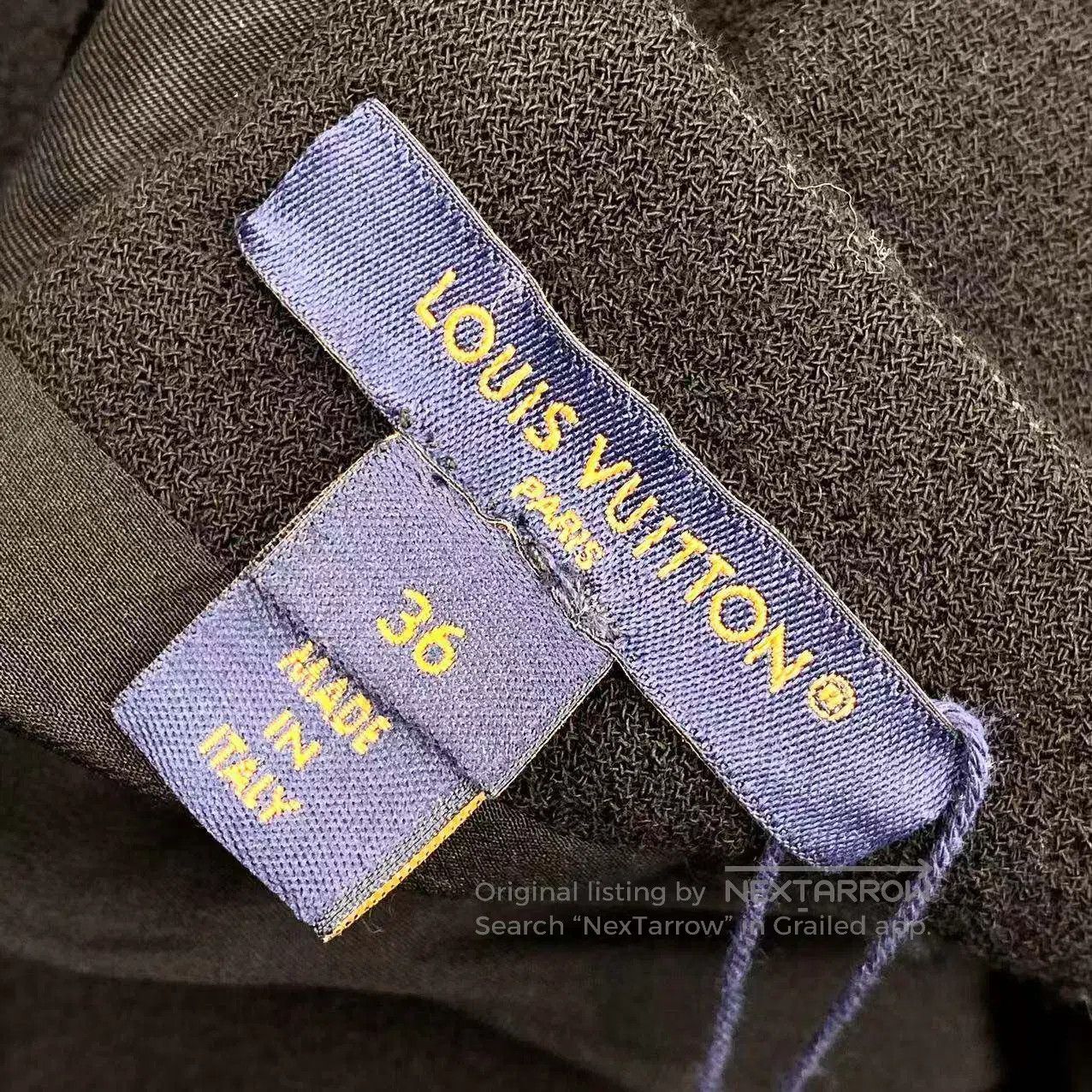 Louis Vuitton Louis Vuitton Slim long-sleeved dress with a panel zipper| Size XXS / US 00 / IT 34 - 4 Thumbnail