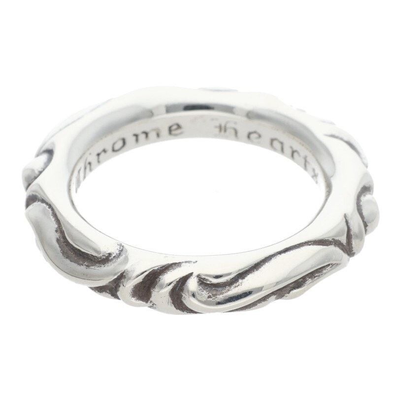 Chrome Hearts Chrome Hearts Scroll Band Silver Ring Size ONE SIZE - 1 Thumbnail