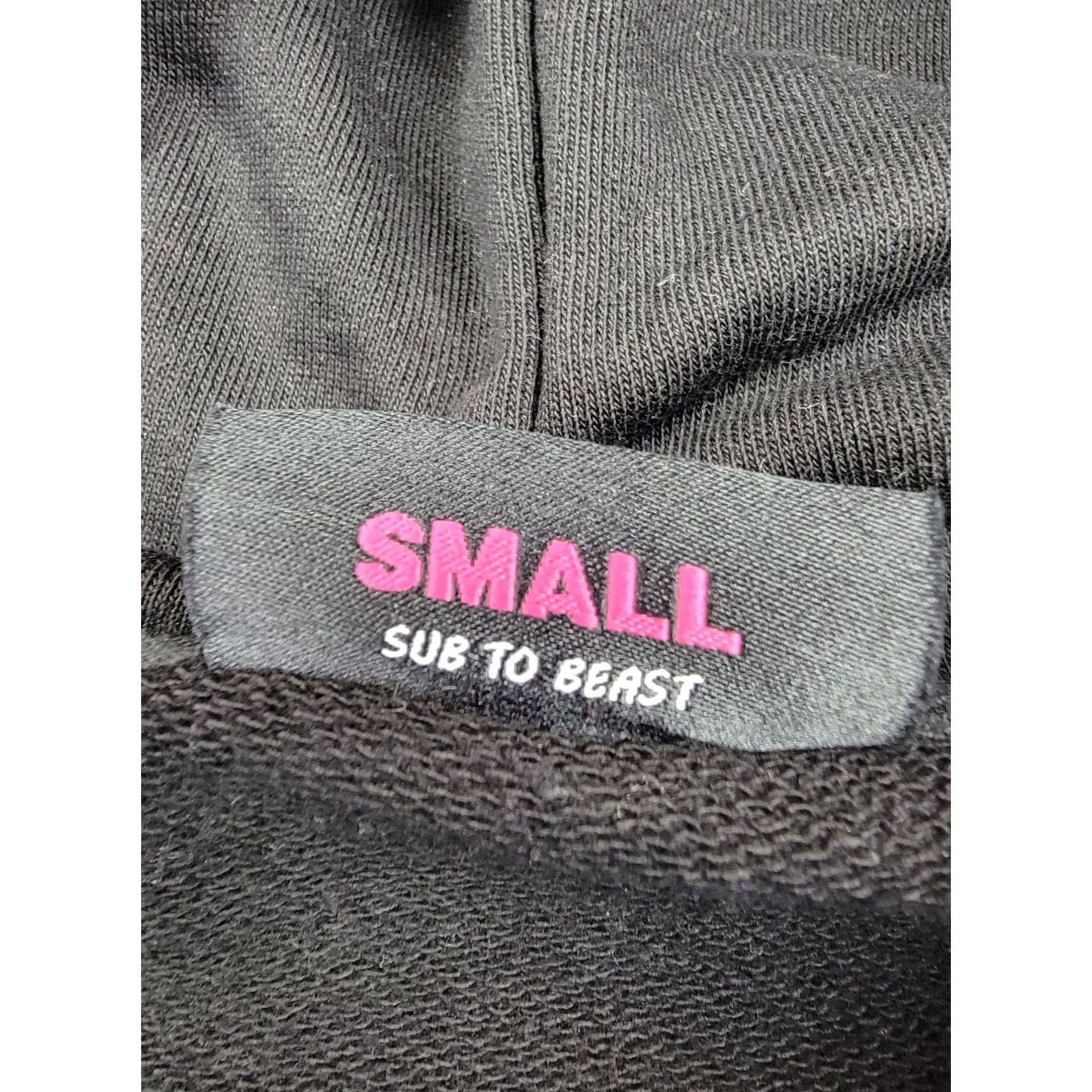 Vintage Mr. Beast Hoodie Mens Small Black Hooded Pullover Embroidered Logo Sweatshirt Size US S / EU 44-46 / 1 - 6 Thumbnail