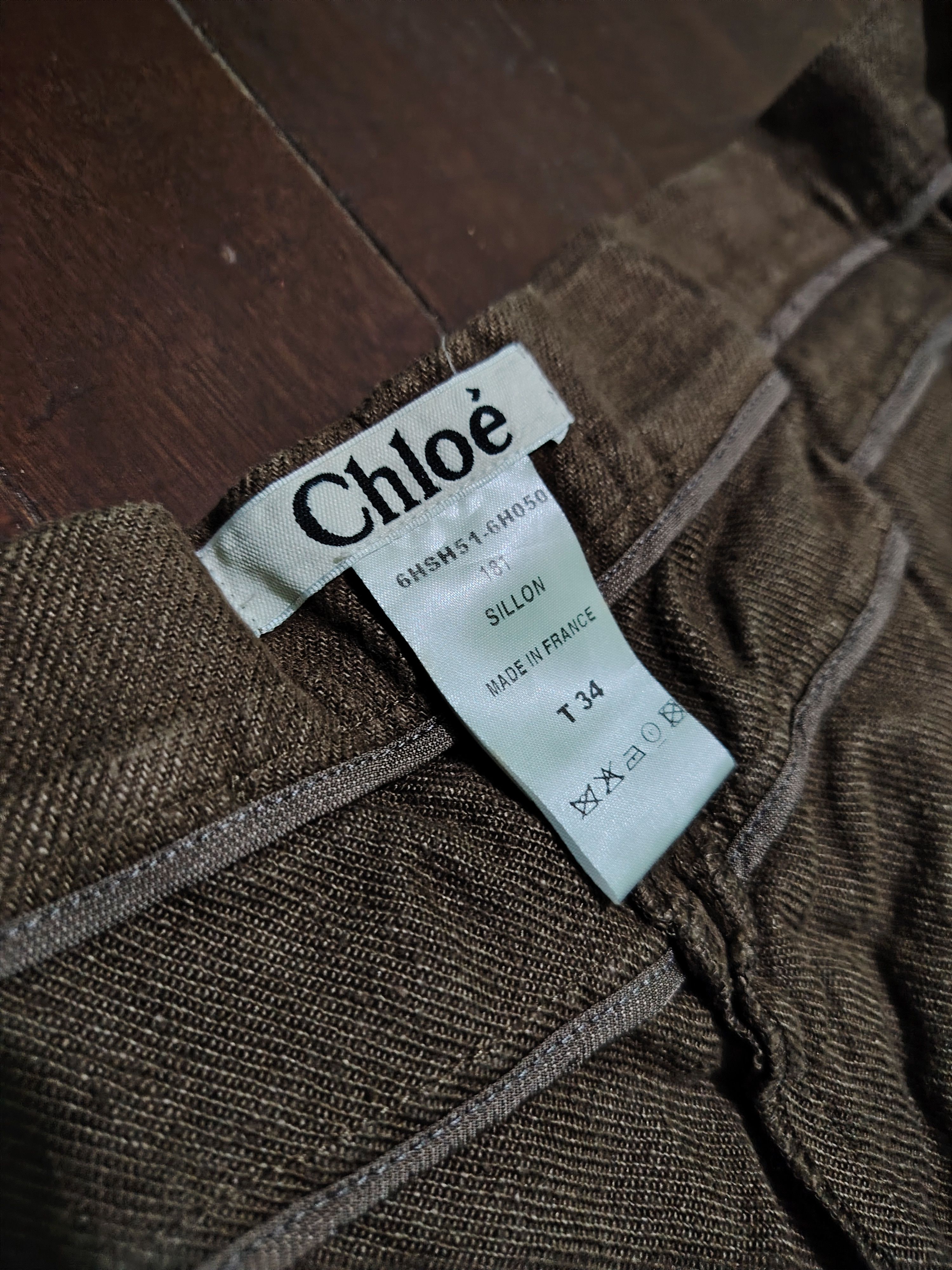 Chloe CHLOE - PHOEBE PHILO - Vintage - Wide Leg Linen Pant Size 38" / US 16 / IT 52 - 6 Thumbnail