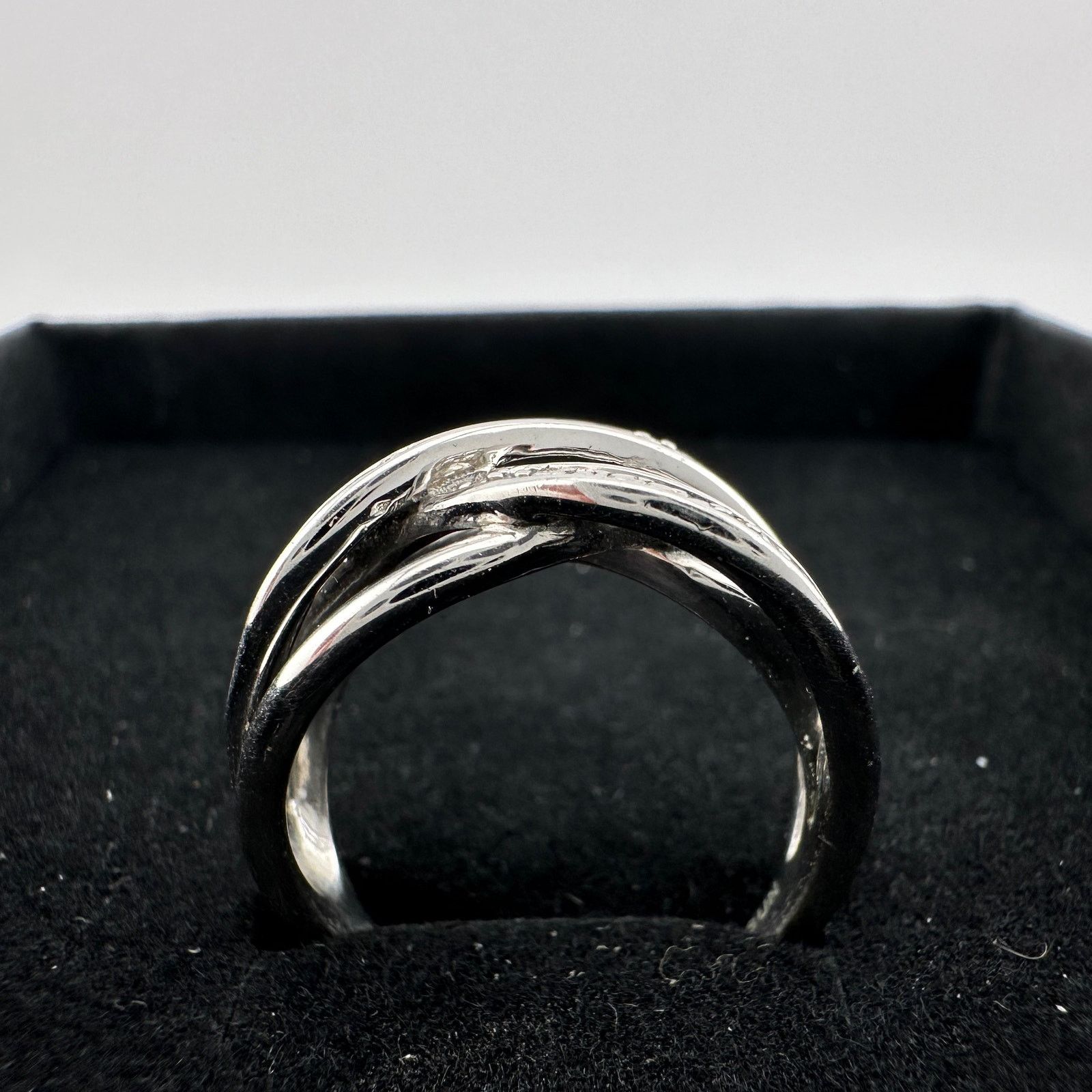 Other Beautiful Braided Strands Ring with Diamond Accent Size 7 Size ONE SIZE - 15 Thumbnail