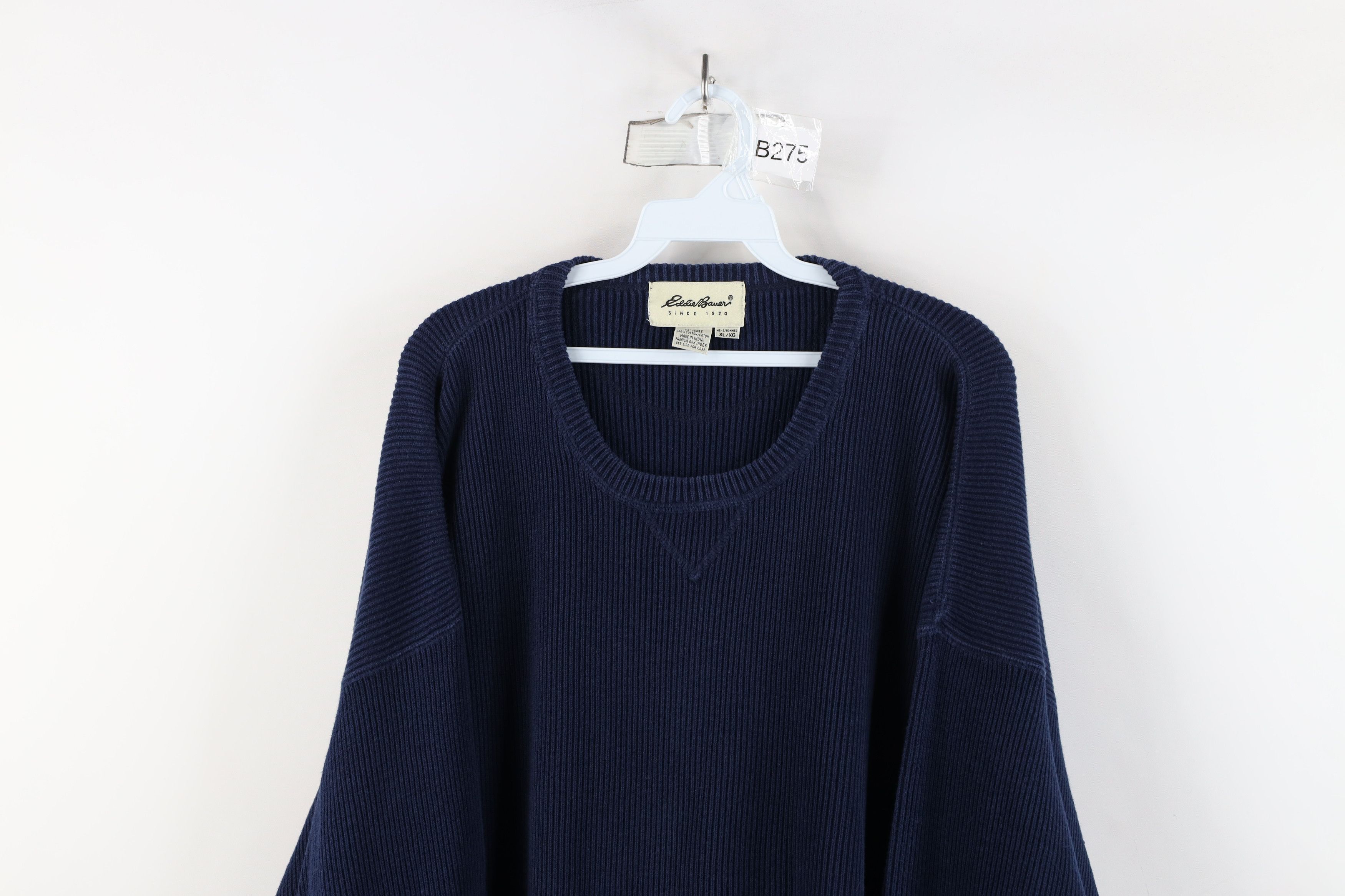 Eddie Bauer × Vintage Vintage 90s Eddie Bauer Heavyweight Ribbed Knit Sweater Size US XL / EU 56 / 4 - 2 Thumbnail