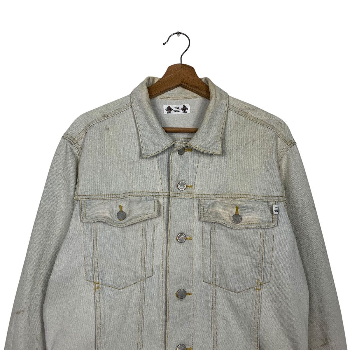 Studio Seven STUDIO SEVEN Embroidered Logo Washed Denim Jacket #2829-C128 Size US M / EU 48-50 / 2 - 4 Thumbnail