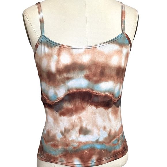 Vintage Vintage Tie Dye Cropped Spandex Camisole - S/M, 🇨🇦 Size M / US 6-8 / IT 42-44 - 1 Thumbnail