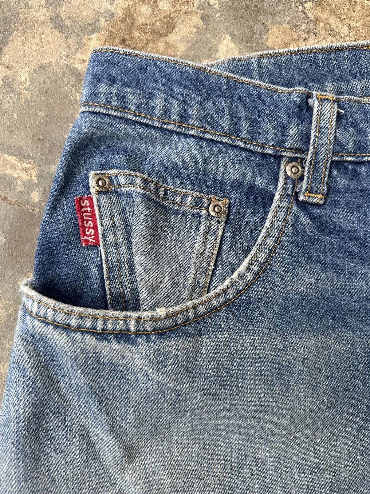 Stussy × Vintage Vintage Stussy Denim Jeans Size US 34 / EU 50 - 8 Thumbnail