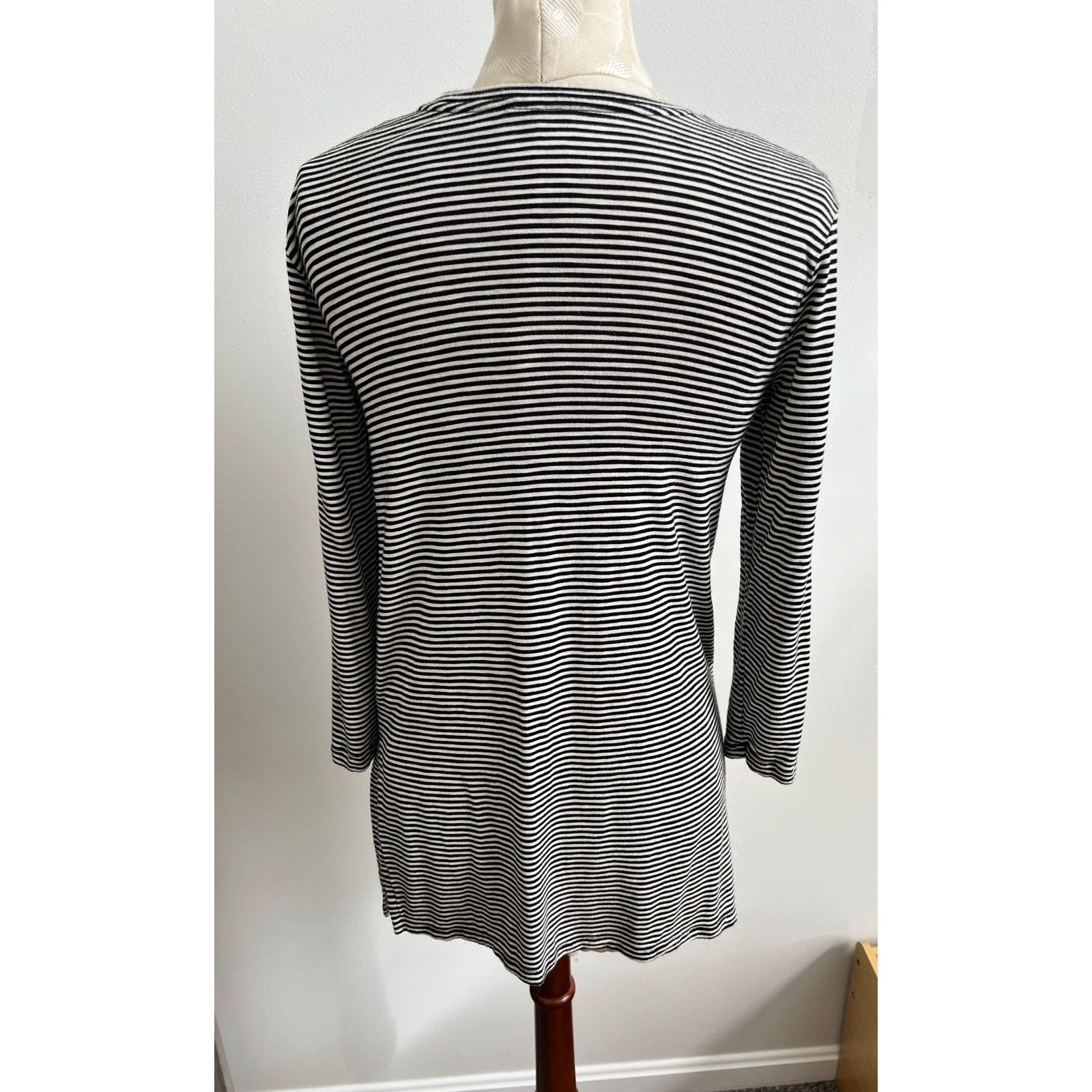 Old Navy Old Navy Women's Tunic Length Striped 3/4 Sleeve Top XS Size XS / US 0-2 / IT 36-38 - 4 Thumbnail