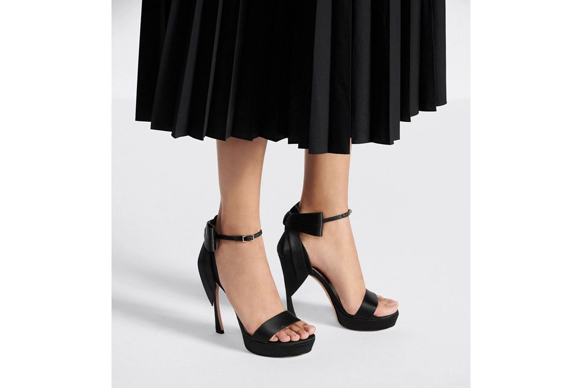Dior o1bcso1str0225 Heeled Sandal in Black Size US 8 / IT 38 - 6 Thumbnail