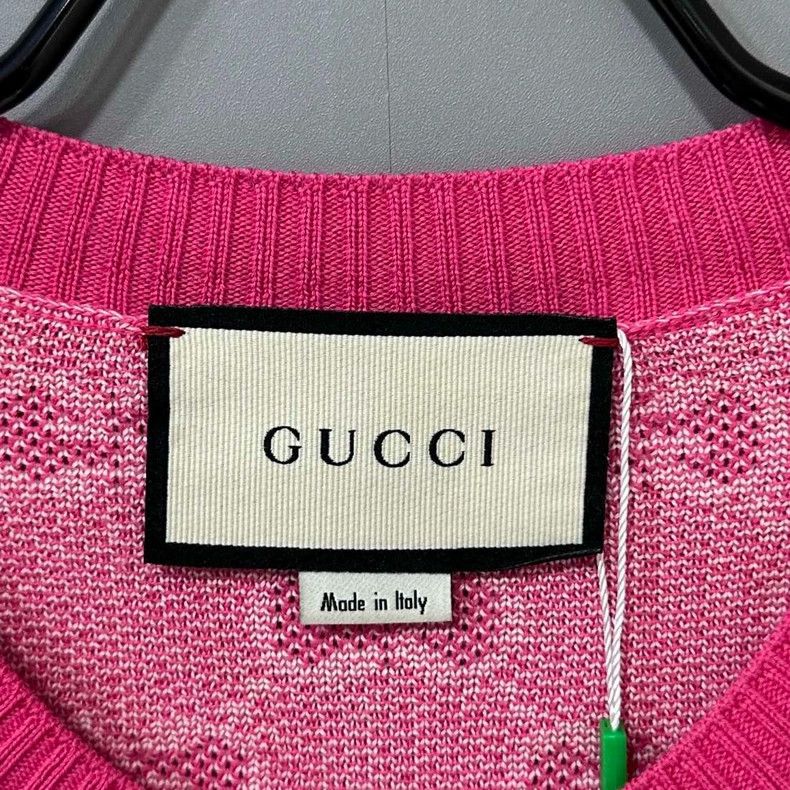 Gucci Gucci Pink full-print gold-button cardigan coat 2506-Nextar Size L / US 10 / IT 46 - 5 Thumbnail
