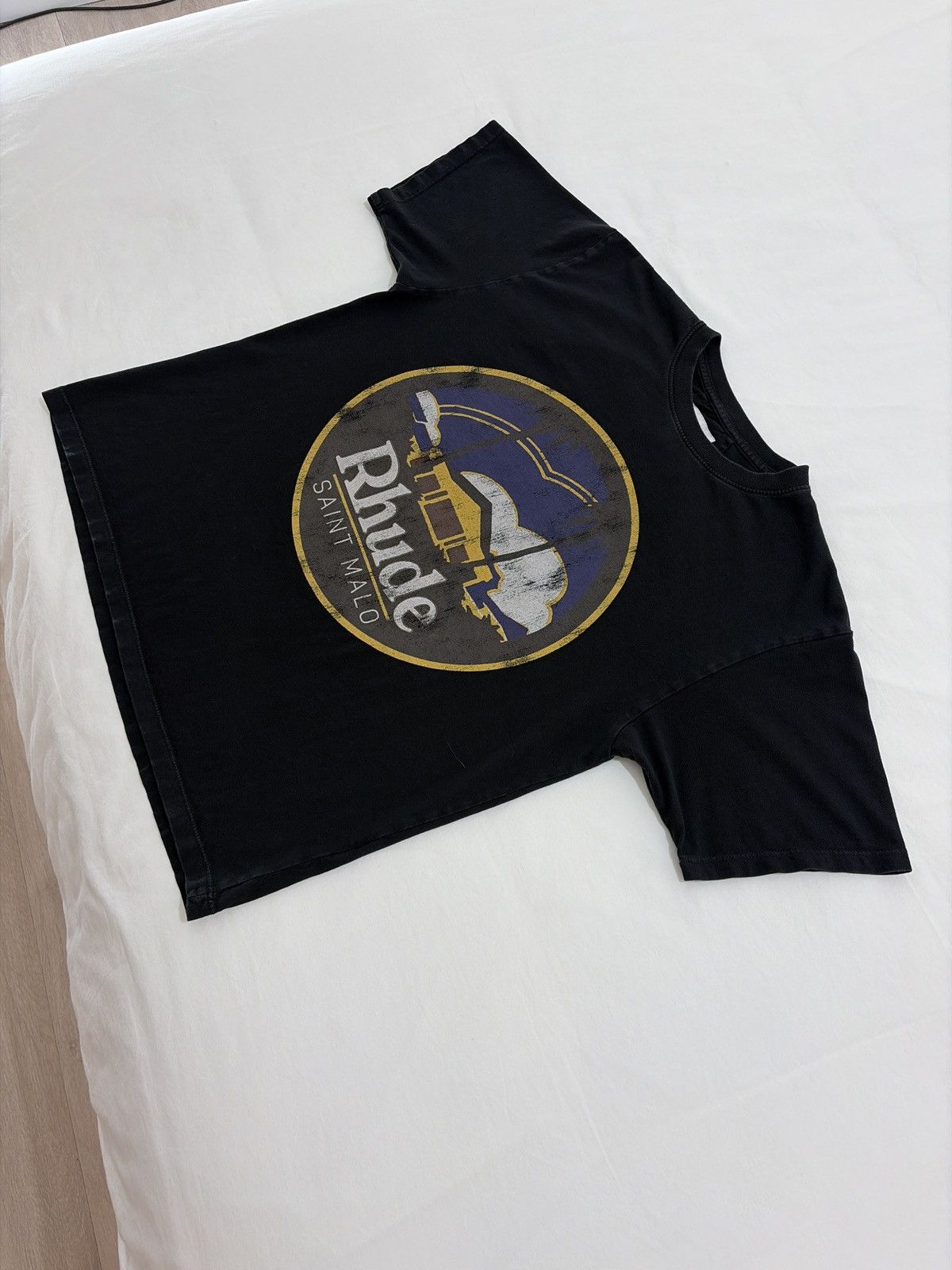 Rhude Rhude Saint Malo Logo Tee Size US XS / EU 42 / 0 - 3 Thumbnail