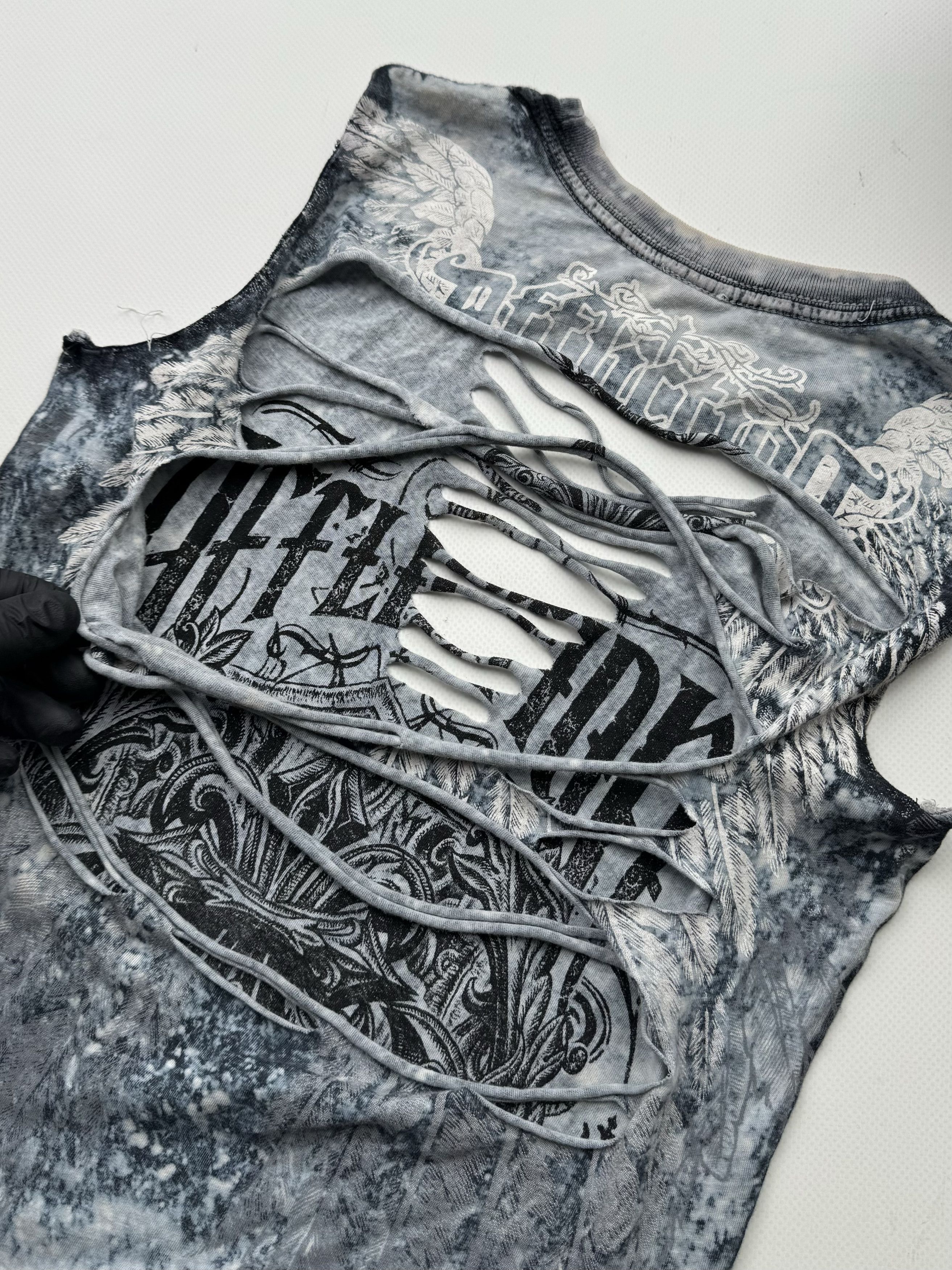Affliction Affliction Vintage Distressed Tank Top (375) Size S / US 4 / IT 40 - 7 Thumbnail