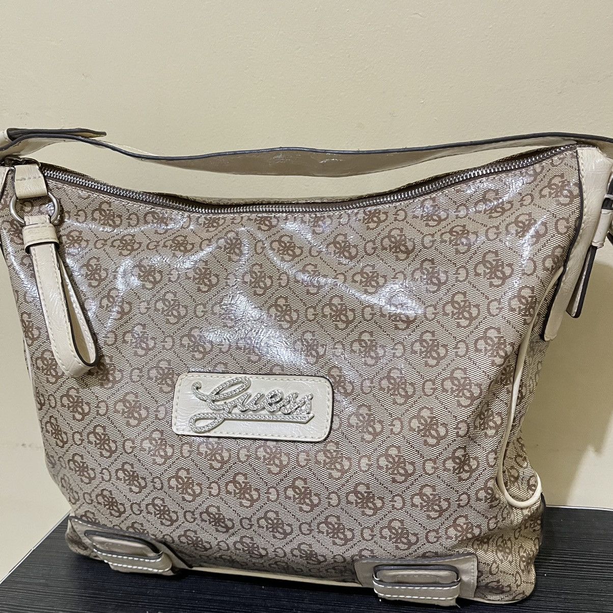 Guess Y2k GUESS MONOGRAM HOBO/SHOULDER BAG Size ONE SIZE - 3 Thumbnail