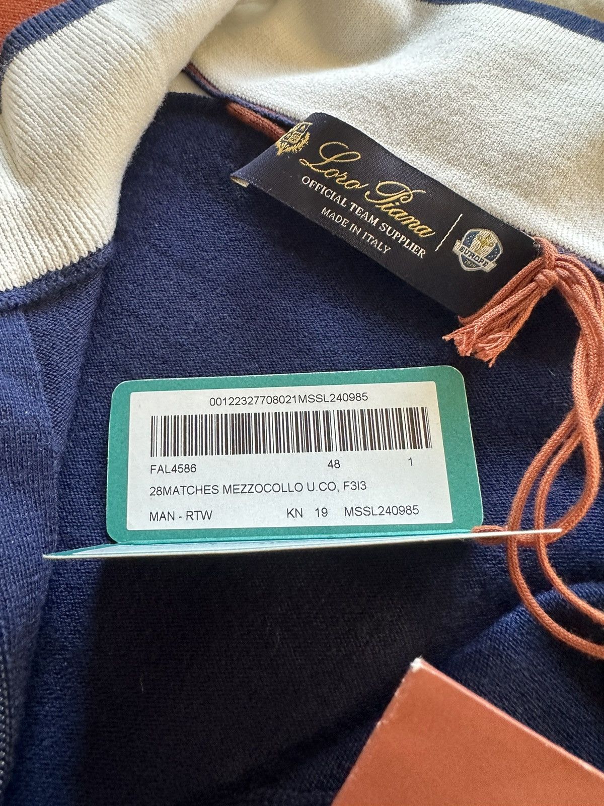 Loro Piana Matches28 half zip pullover Size US M / EU 48-50 / 2 - 7 Thumbnail