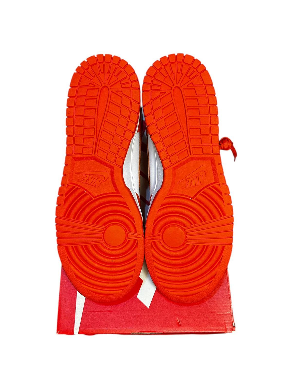 Nike Nike Dunk High White Orange Blaze White 10.5 Size US 10.5 / EU 43-44 - 6 Thumbnail