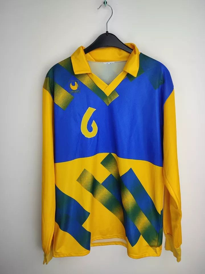 Vintage Vintage Uhisport FOOTBALL Kit SHIRT SOCCER JERSEY Size US L / EU 52-54 / 3 - 1 Thumbnail