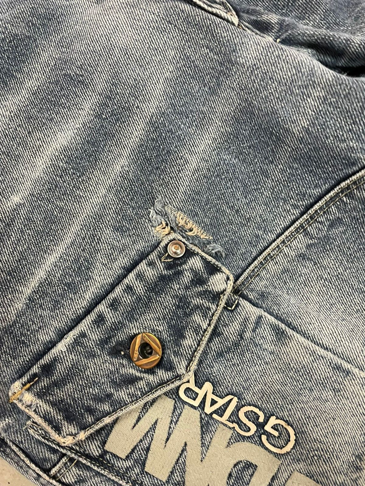 G-Star Vintage G Star Raw Cargo Jeans Distressed Denim Size US 32 / EU 48 - 6 Thumbnail