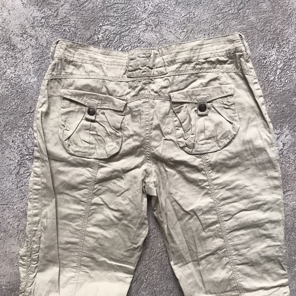 Vintage Vintage 90s Japanese Baggy Cargo Pants Thrashed Workwear 28 Size 28" / US 6 / IT 42 - 7 Thumbnail
