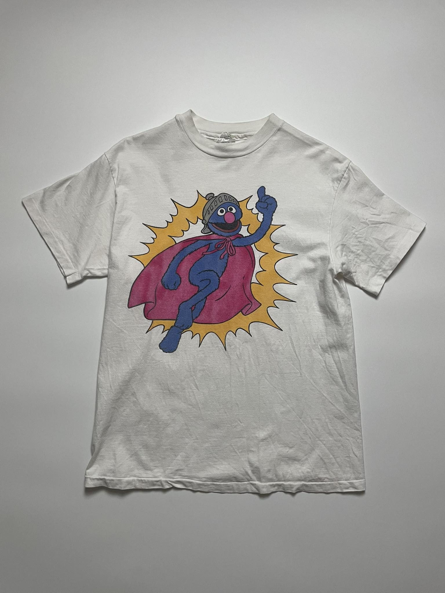Vintage Vintage Sesame Street Grover Art Shirt Size US M / EU 48-50 / 2 - 1 Thumbnail