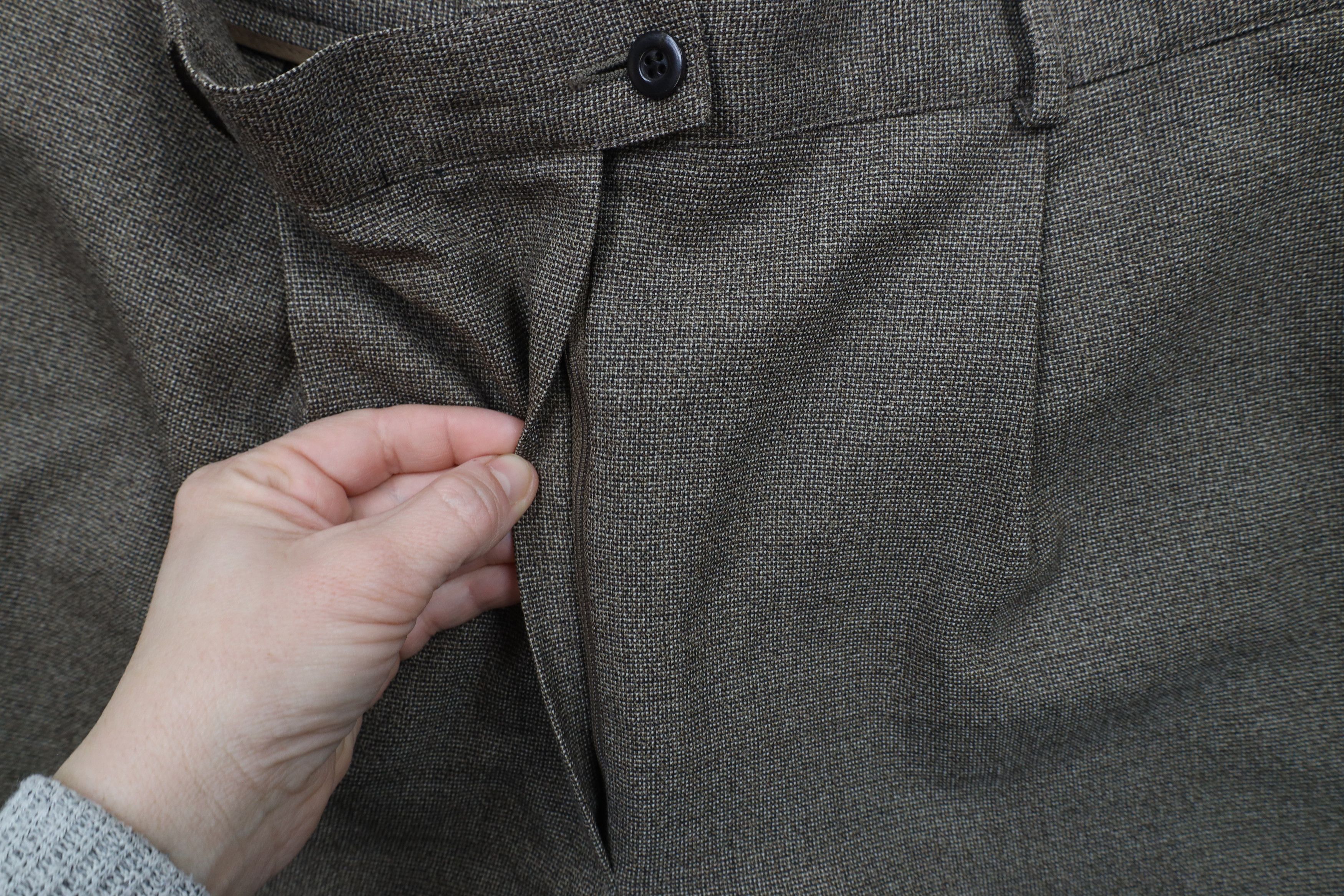 Ermenegildo Zegna × Vintage Ermenegildo Zegna Superfine Australian Wool Pleated Pants Size 38" / US 16 / IT 52 - 5 Thumbnail