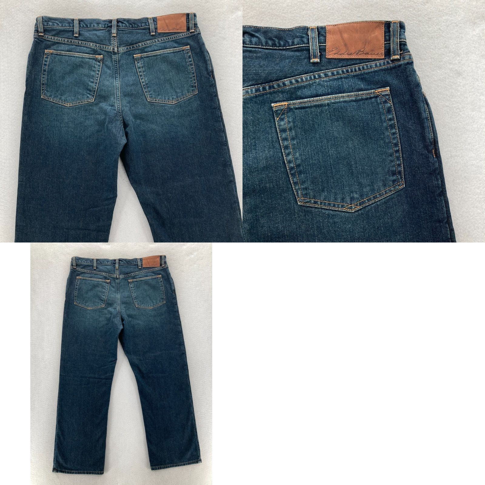 Eddie Bauer Eddie Bauer Jeans Mens 38x30 Relaxed Fit Straight Blue Denim Camp Flannel Lined 5-Pocket Design Shoes? Size US 38 / EU 54 - 9 Thumbnail